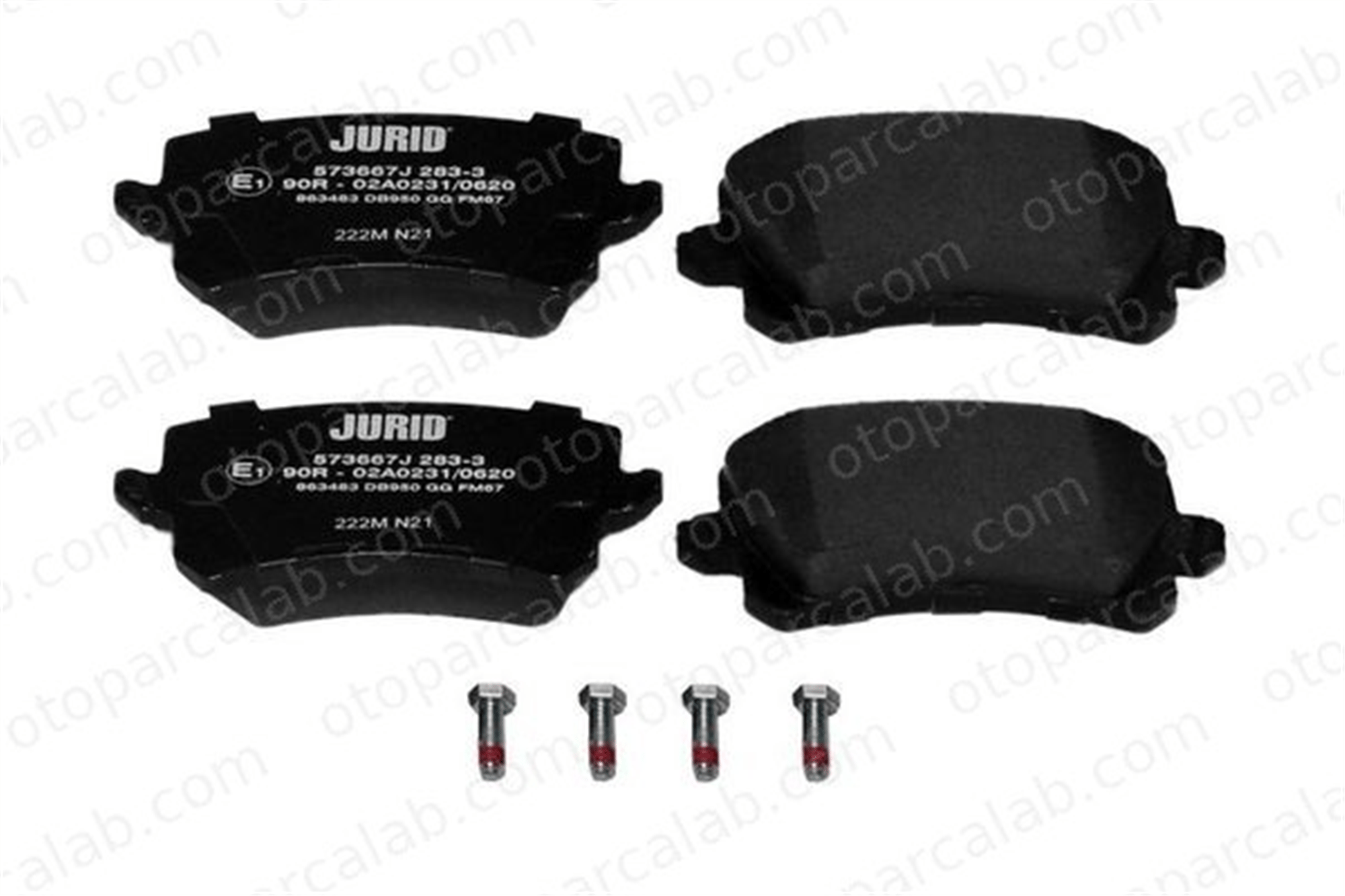 JURID 573667J Fren Disk Balata Arka VW PASSAT B6 Variant PASSAT B6 5N0698451 3AA698451