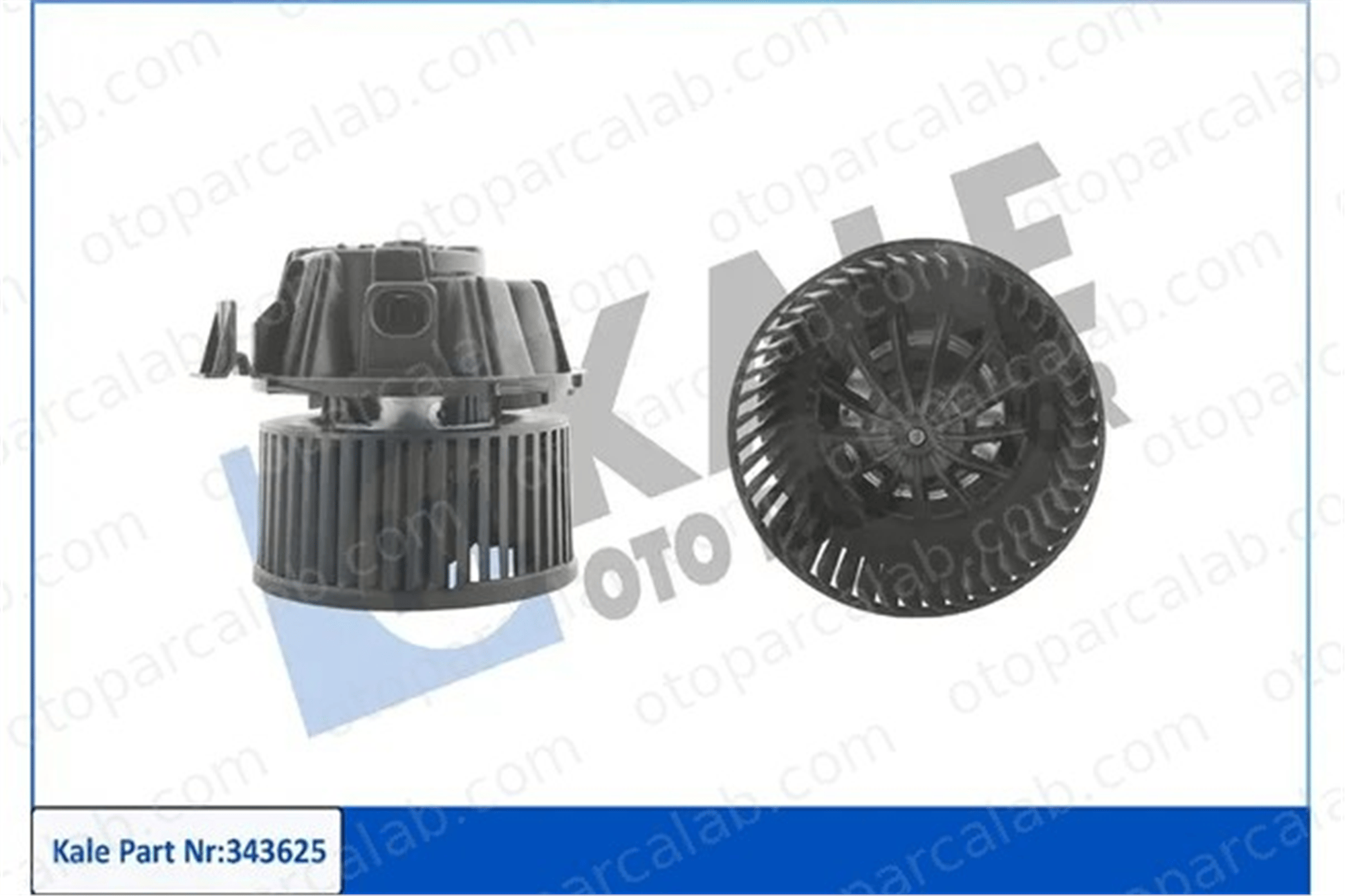 KALE 343625 Kalorifer Motoru DACIA DUSTER LOGAN 6001547487 272106020R