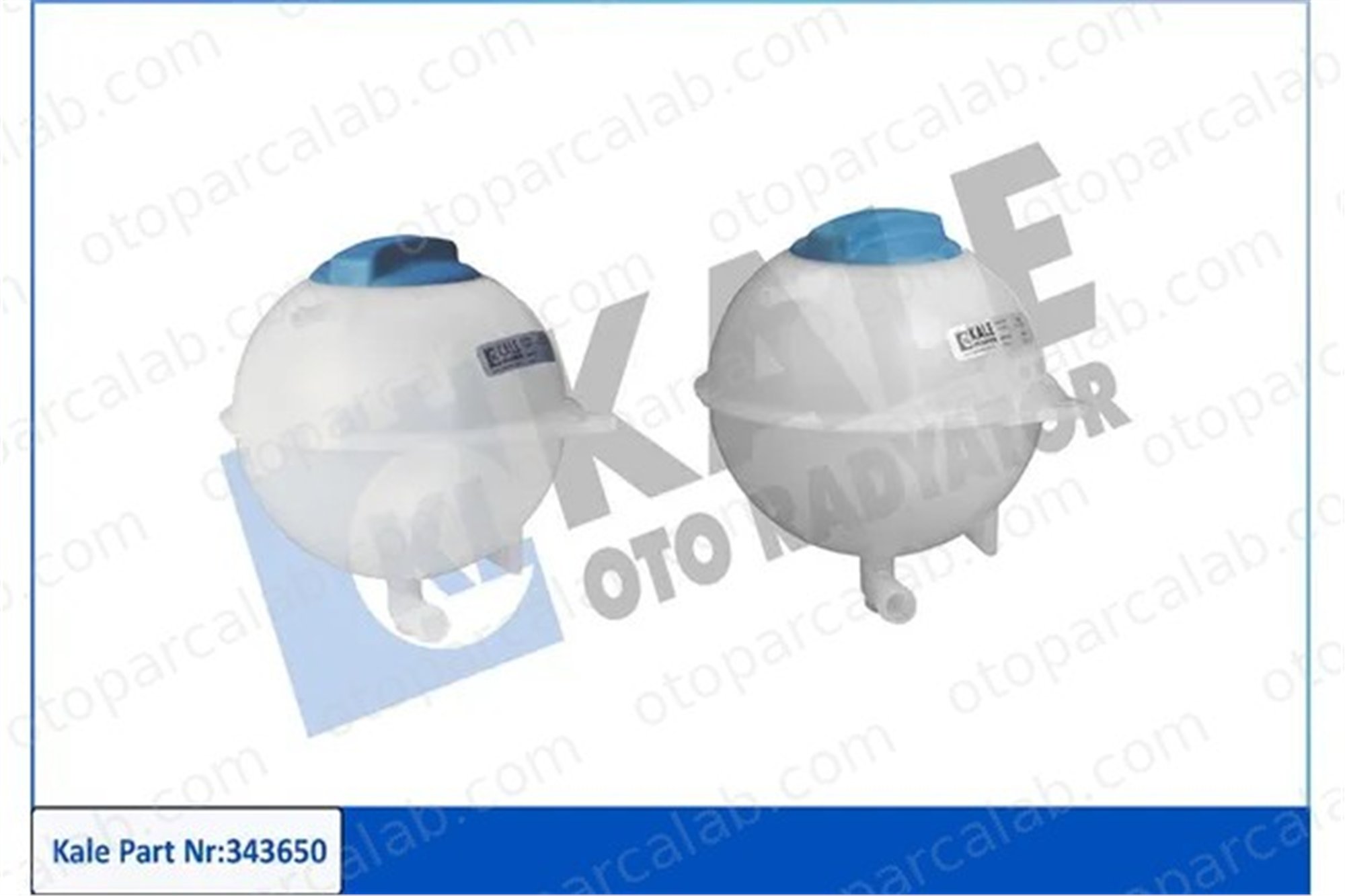 KALE 343650 Radyatör Yedek Su Deposu VW PASSAT B3/B4 Variant SEAT IBIZA II 1H0121407 1H0121407A