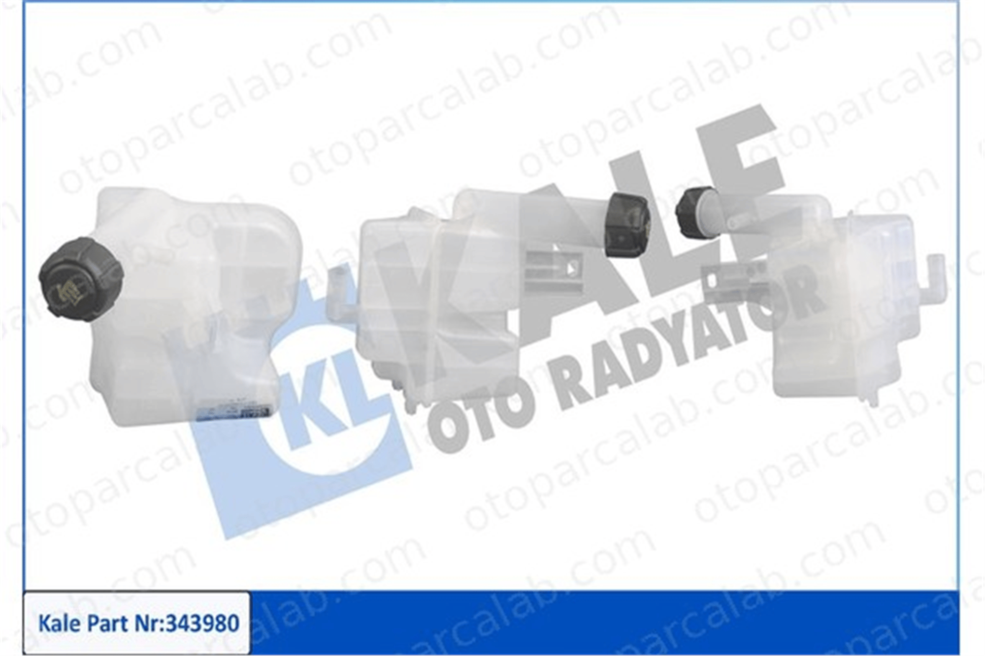 KALE 343980 Radyatör Yedek Su Deposu RENAULT LAGUNA II Grandtour LAGUNA II 7701206596 8200447047