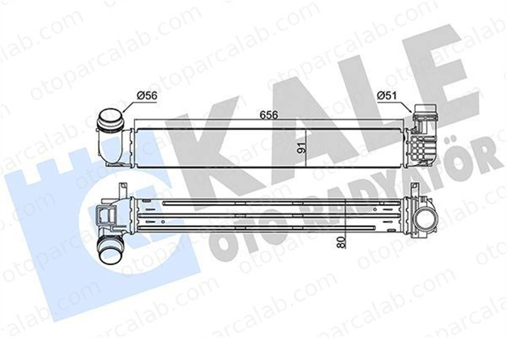 KALE 345110 Turbo Radyatörü RENAULT MEGANE III Coupe MEGANE III Grandtour 144960006R 144961285R