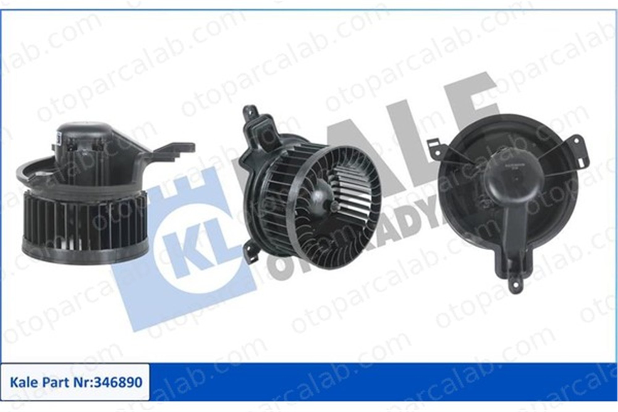 KALE 346890 Kalorifer Motoru CITROËN BERLINGO / BERLINGO FIRST Kasa/büyük limuzin PEUGEOT PARTNER Kasa/büyük limuzin 6441R4