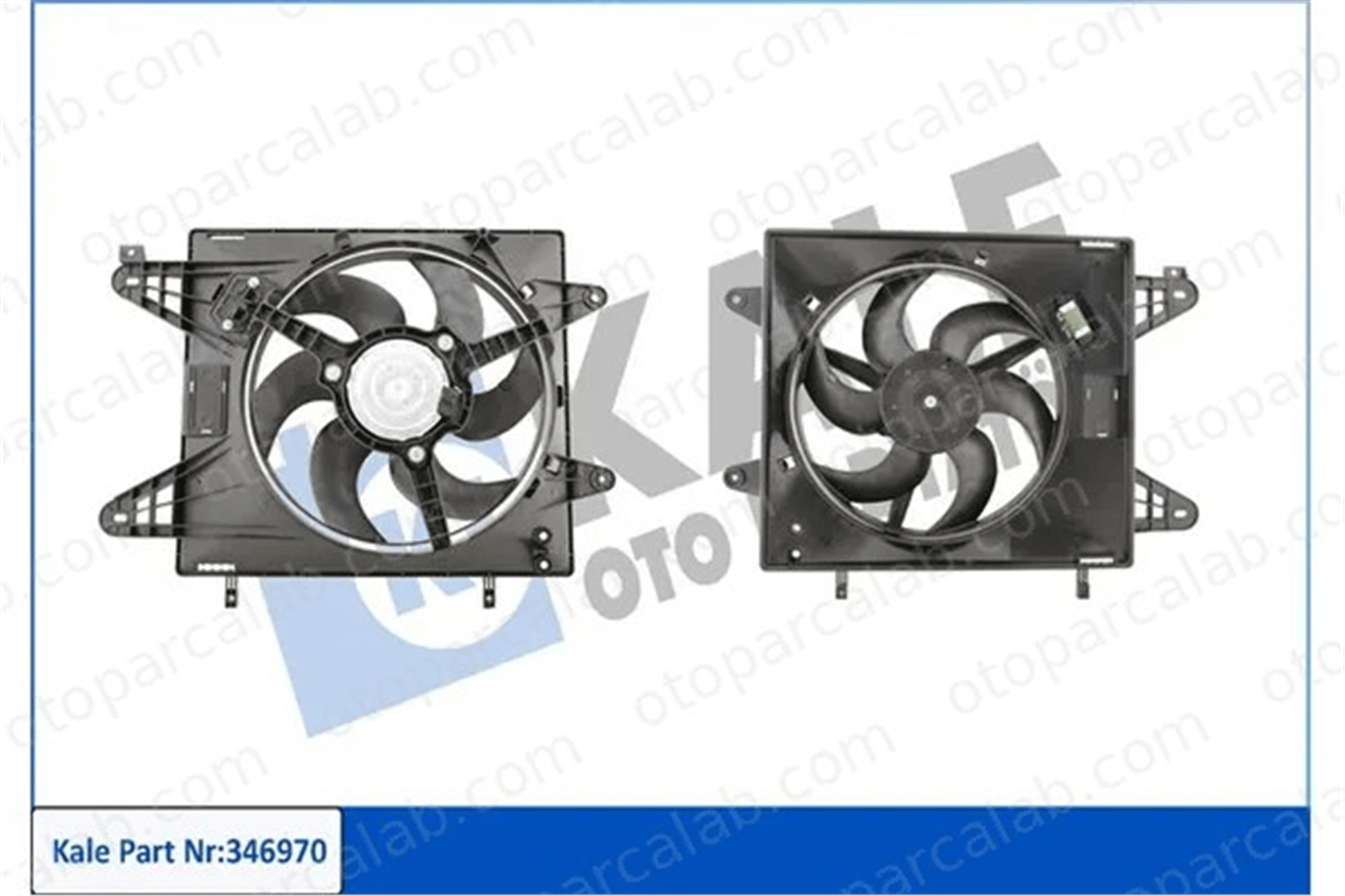 KALE 346970 Radyatör Fan ve Motoru FIAT MAREA BRAVO I 46430980 46539871