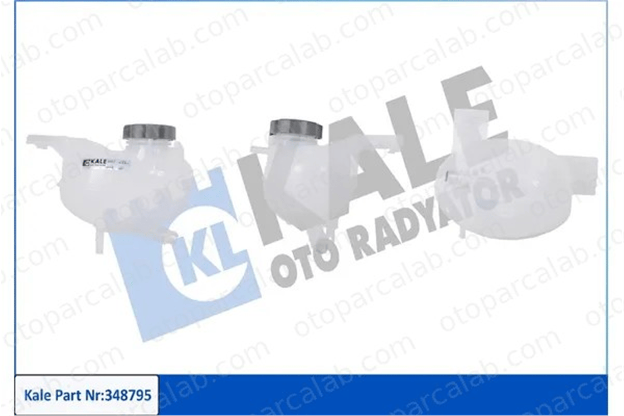 KALE 348795 Radyatör Yedek Su Deposu FIAT TIPO Sedan TIPO Station wagon 52045650