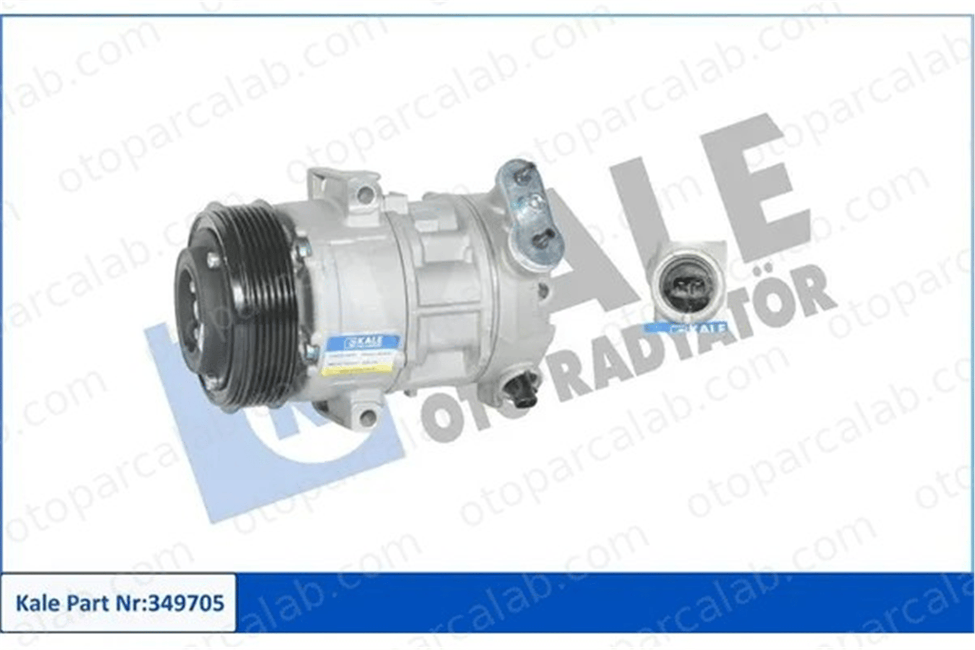 KALE 349705 Klima Kompresörü FIAT DOBLO Cargo PUNTO EVO 349705 51803075