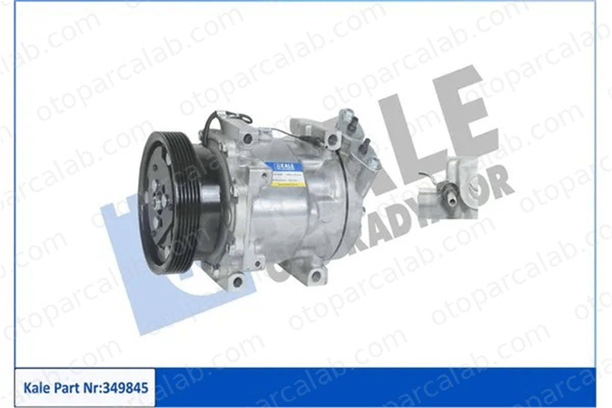 KALE 349845 Klima Kompresörü DACIA DUSTER LOGAN 349845 6001548723