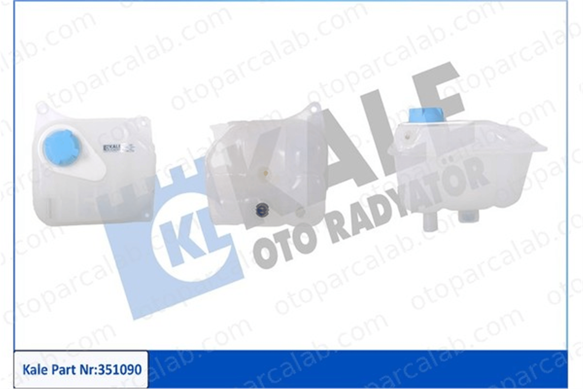 KALE 351090 Radyatör Yedek Su Deposu AUDI A6 C4 100 C4 Sedan 4A0121403