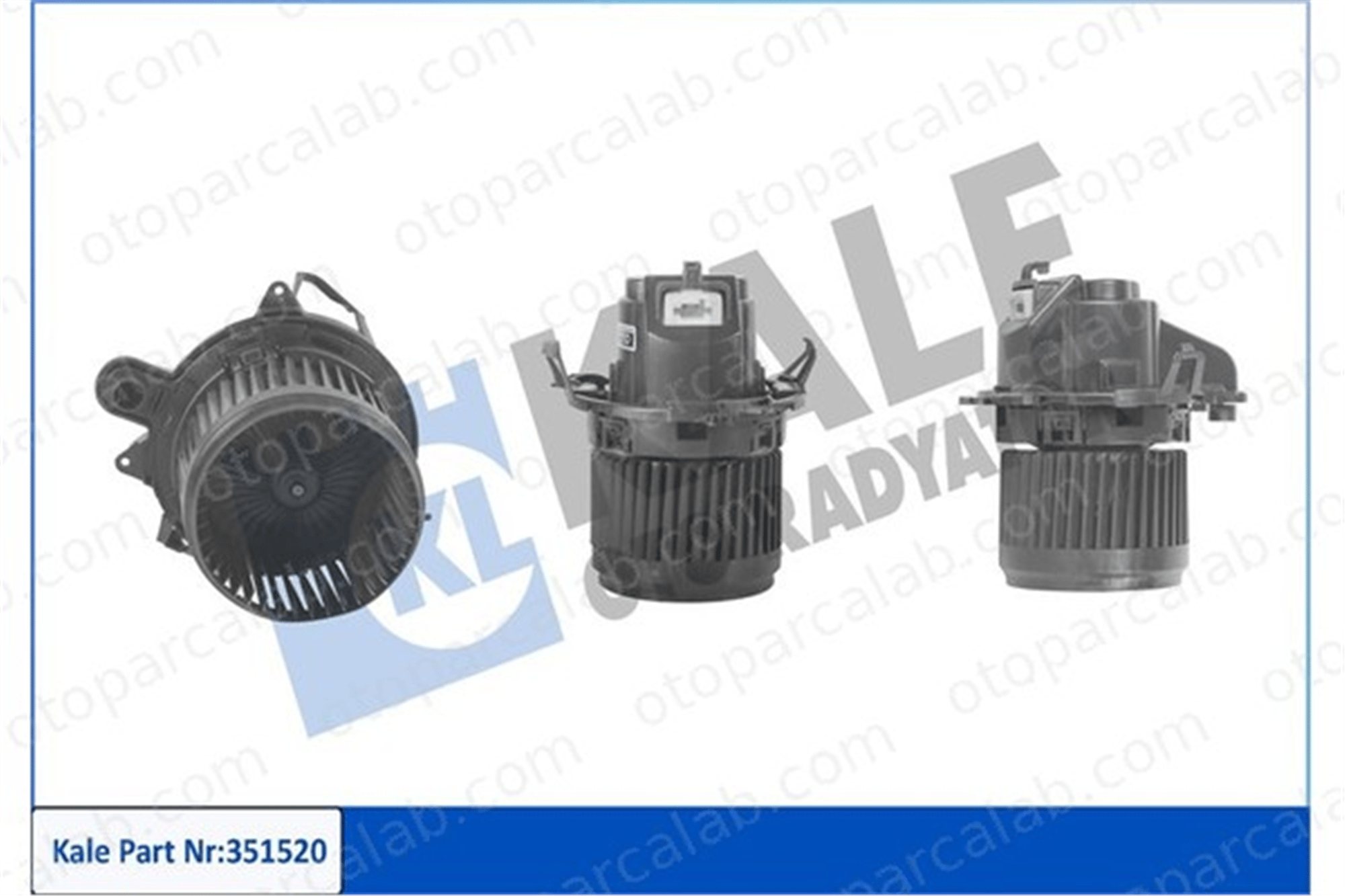 KALE 351520 Kalorifer Motoru RENAULT CLIO IV CAPTUR I 272101005R