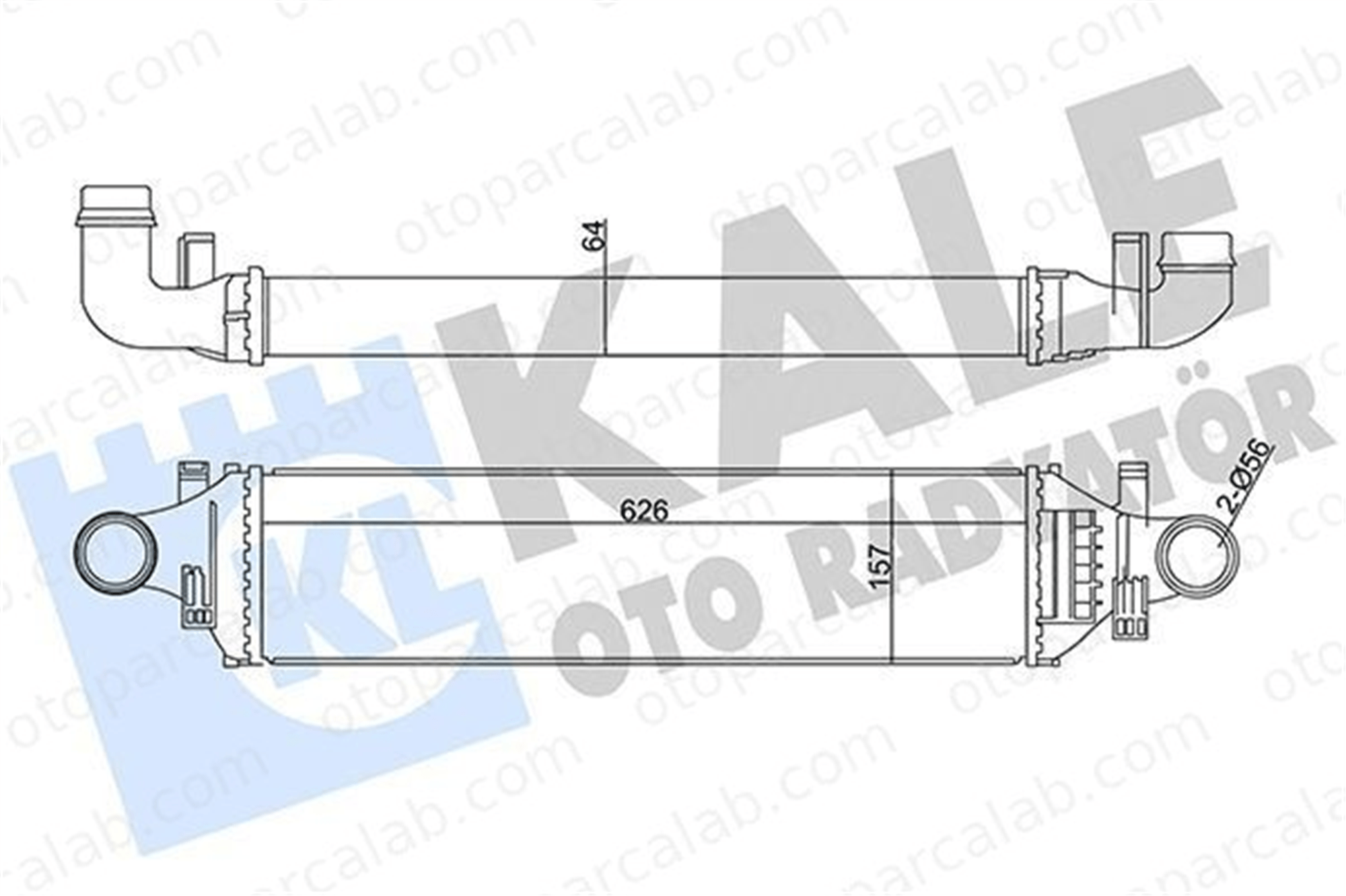 KALE 352020 Turbo Radyatörü MERCEDES-BENZ A-SERISI CLA Coupe A2465000900 144615DC0A