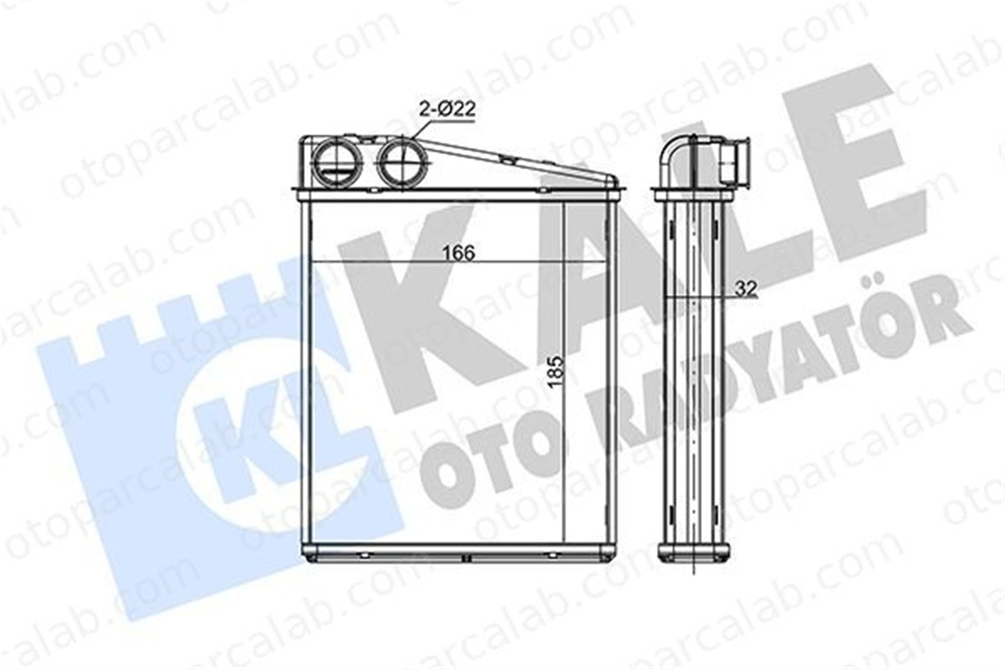 KALE 352125 Kalorifer Radyatörü MINI MINI MINI COUNTRYMAN 64113422666 A1698300761