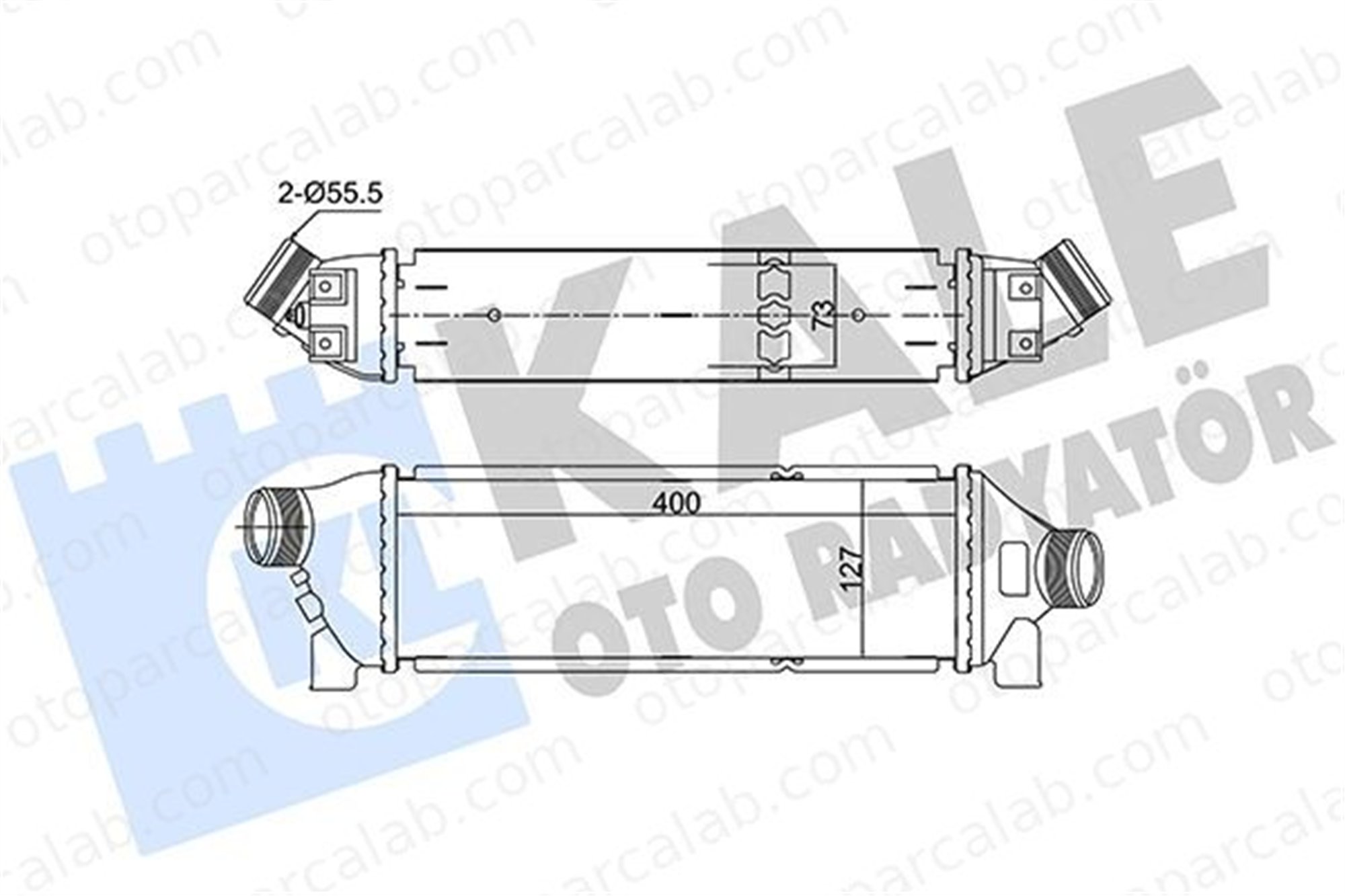 KALE 352340 Turbo Radyatörü FORD TRANSIT Minibüs/Otobüs TRANSIT Panelvan/Van 2C119L440BB 4522846