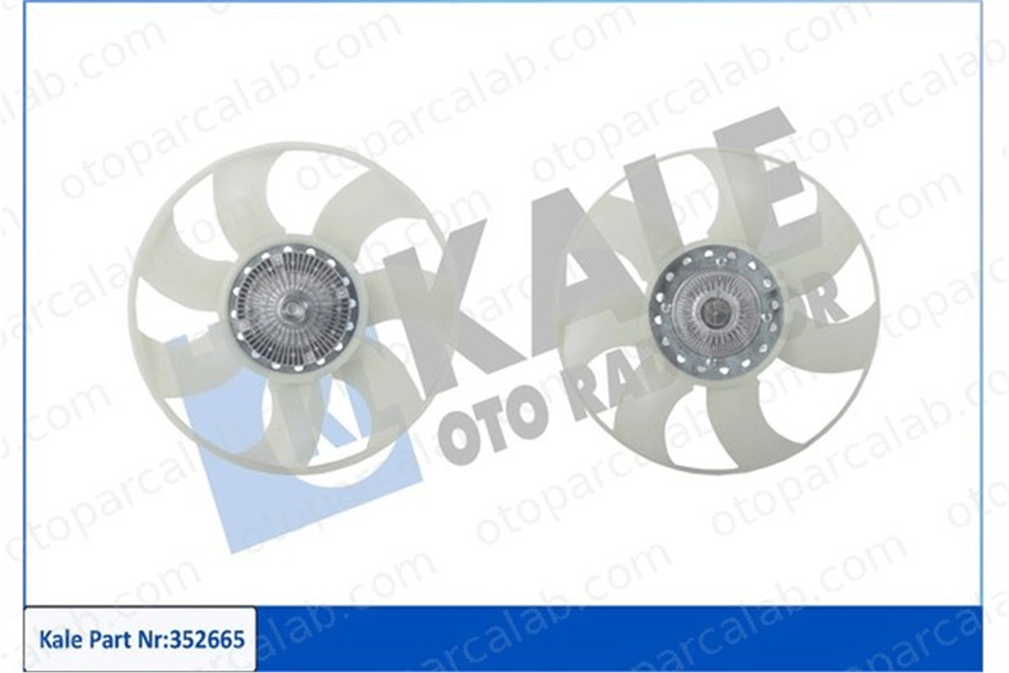 KALE 352665 Soğutma Fanı (Fan Termik) FORD TRANSIT Minibüs/Otobüs TRANSIT Panelvan/Van 2C118C617BA 2C118C617AA