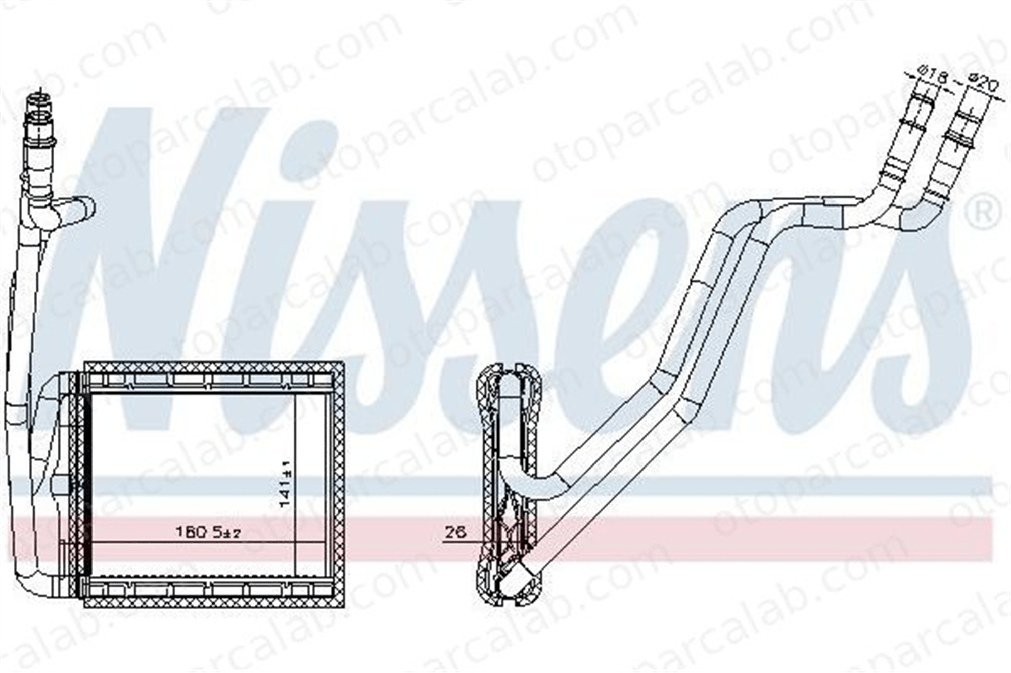 KALE 352810 Kalorifer Radyatörü FORD ECOSPORT B-MAX AV1118B539AA 1752008