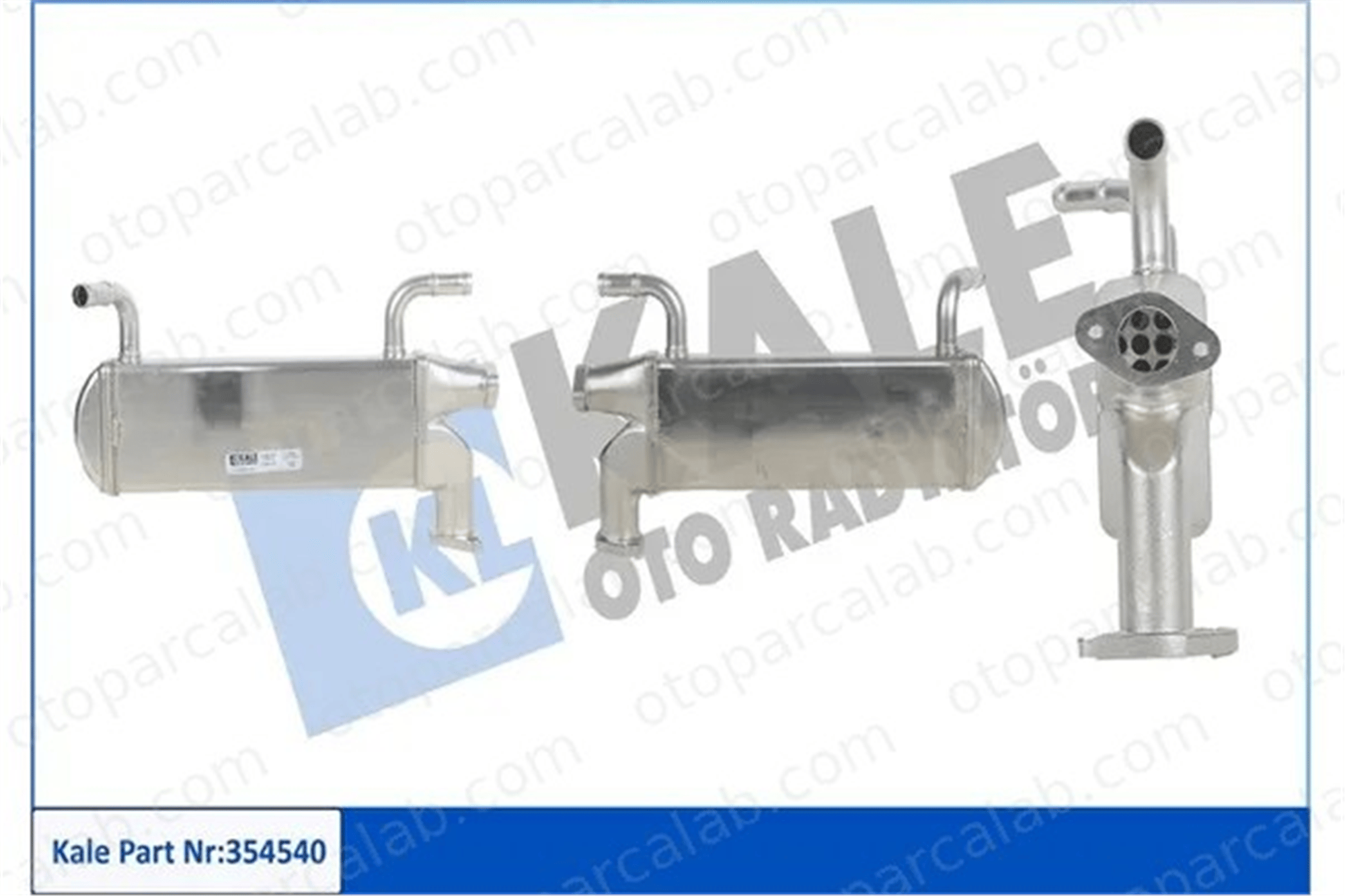 KALE 354540 Egr Soğutucu VW CRAFTER 30-50 Panelvan/Van CRAFTER 30-50 Platform şasi 3L131511Q 03L131511Q