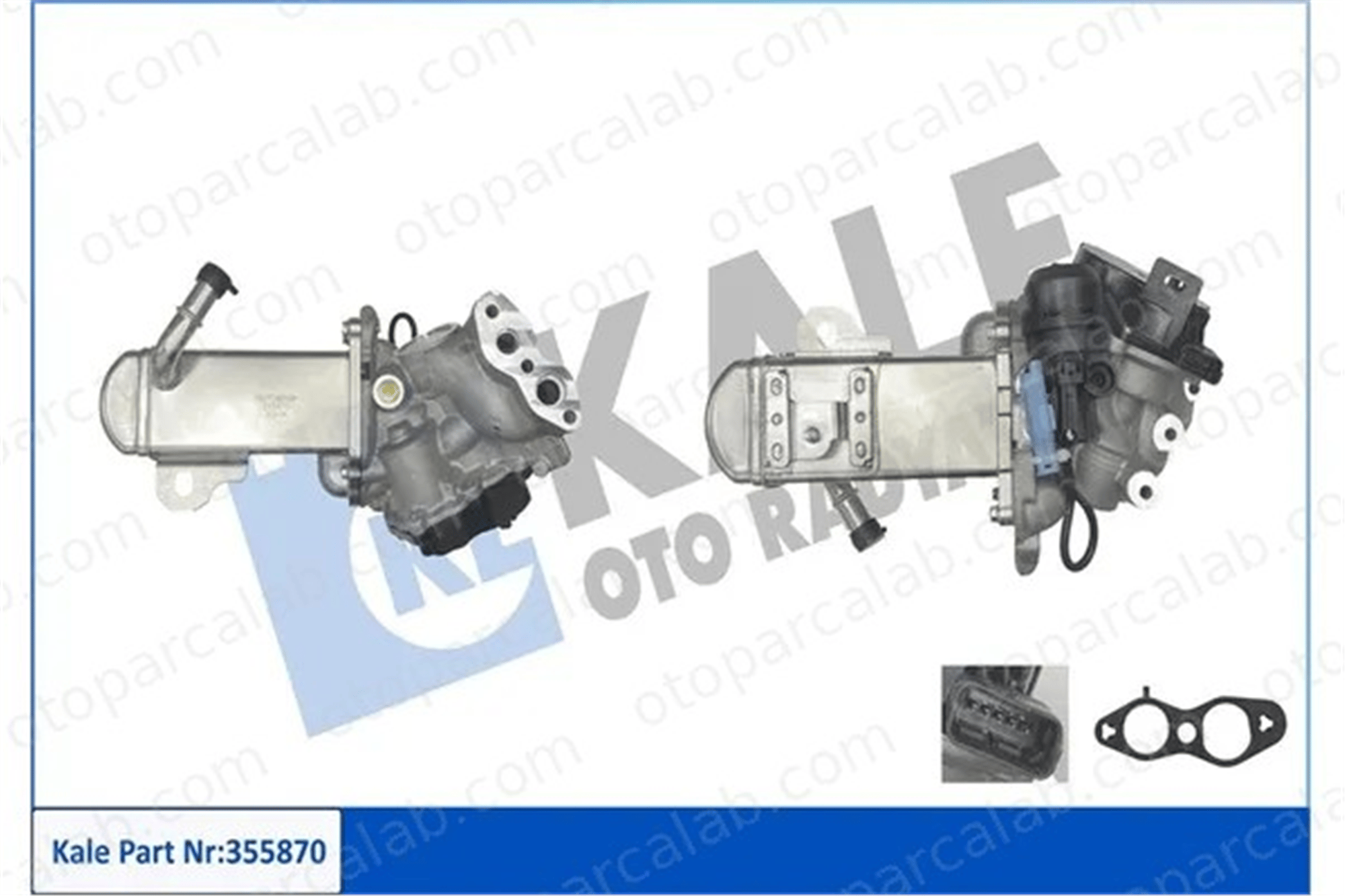 KALE 355870 Egr Soğutucu CITROËN JUMPY JUMPY Panelvan/Van 9678257280 1618NQ