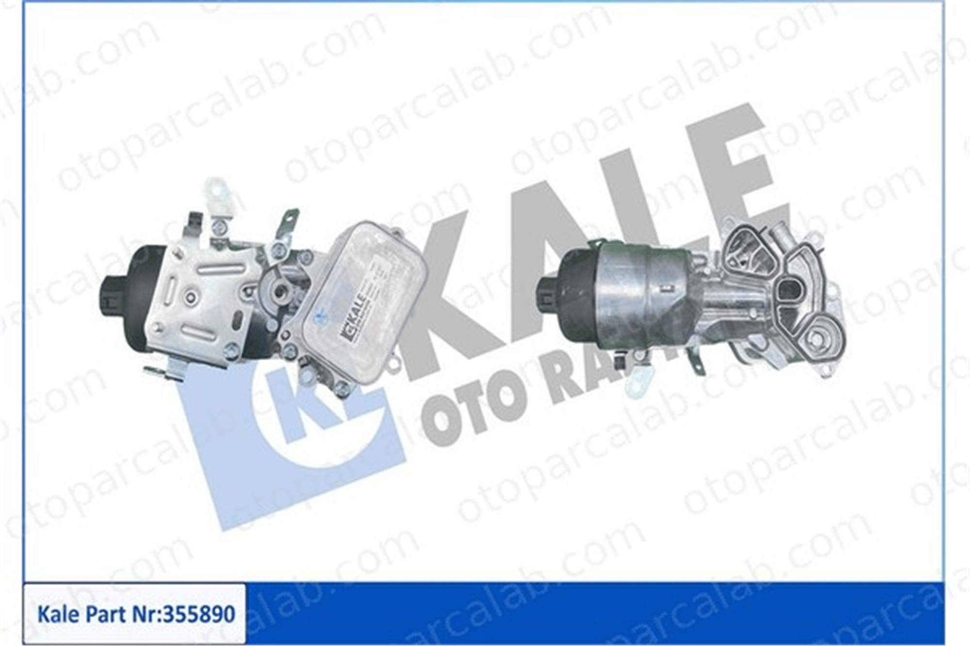 KALE 355890 Motor Yağ Soğutucu CITROËN BERLINGO Kasa/büyük limuzin PEUGEOT PARTNER Kasa/büyük limuzin 3646429 9801622280