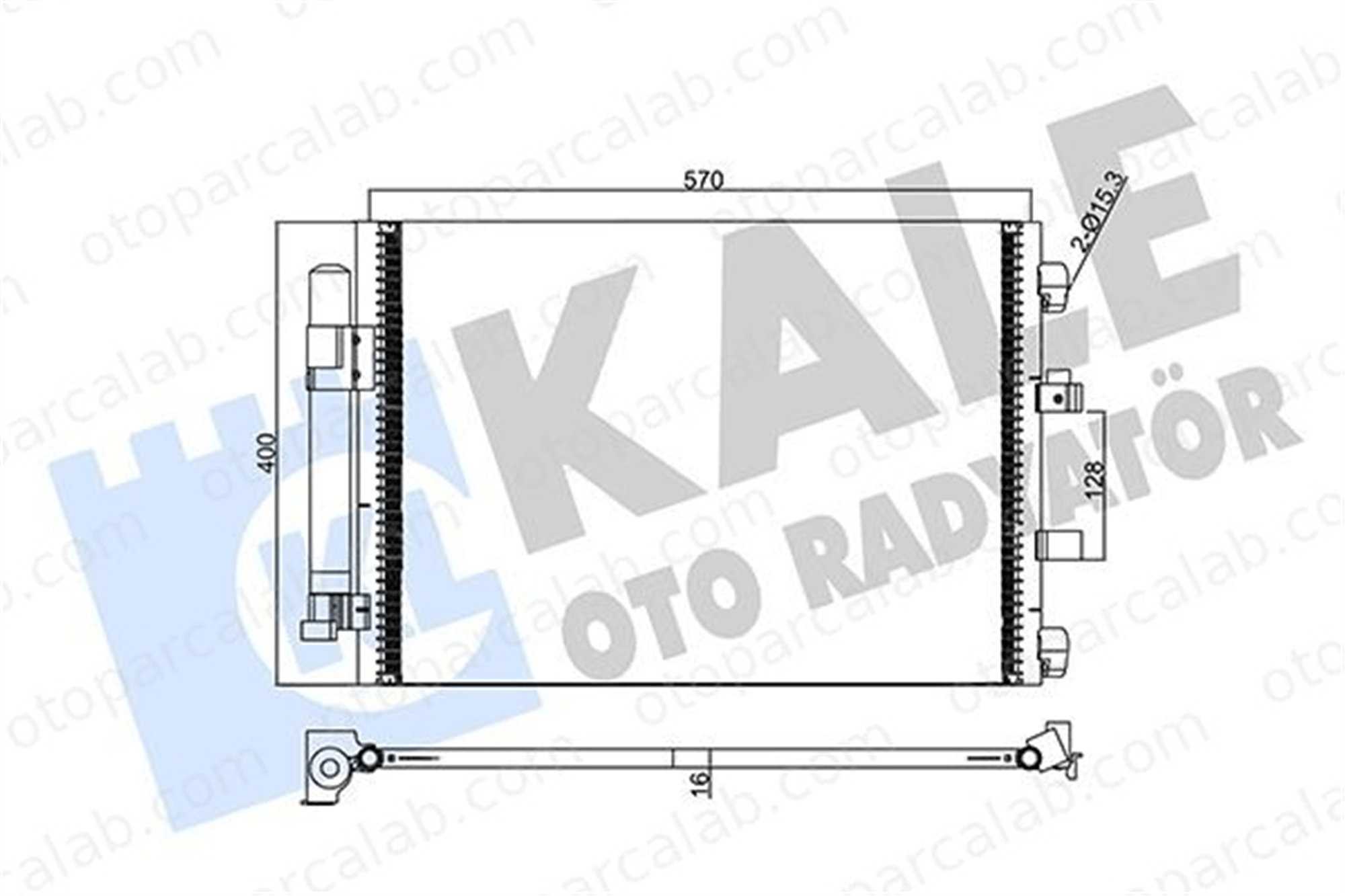 KALE 358250 Klima Radyatörü FORD FOCUS III FOCUS III Sedan 1703509 1798139