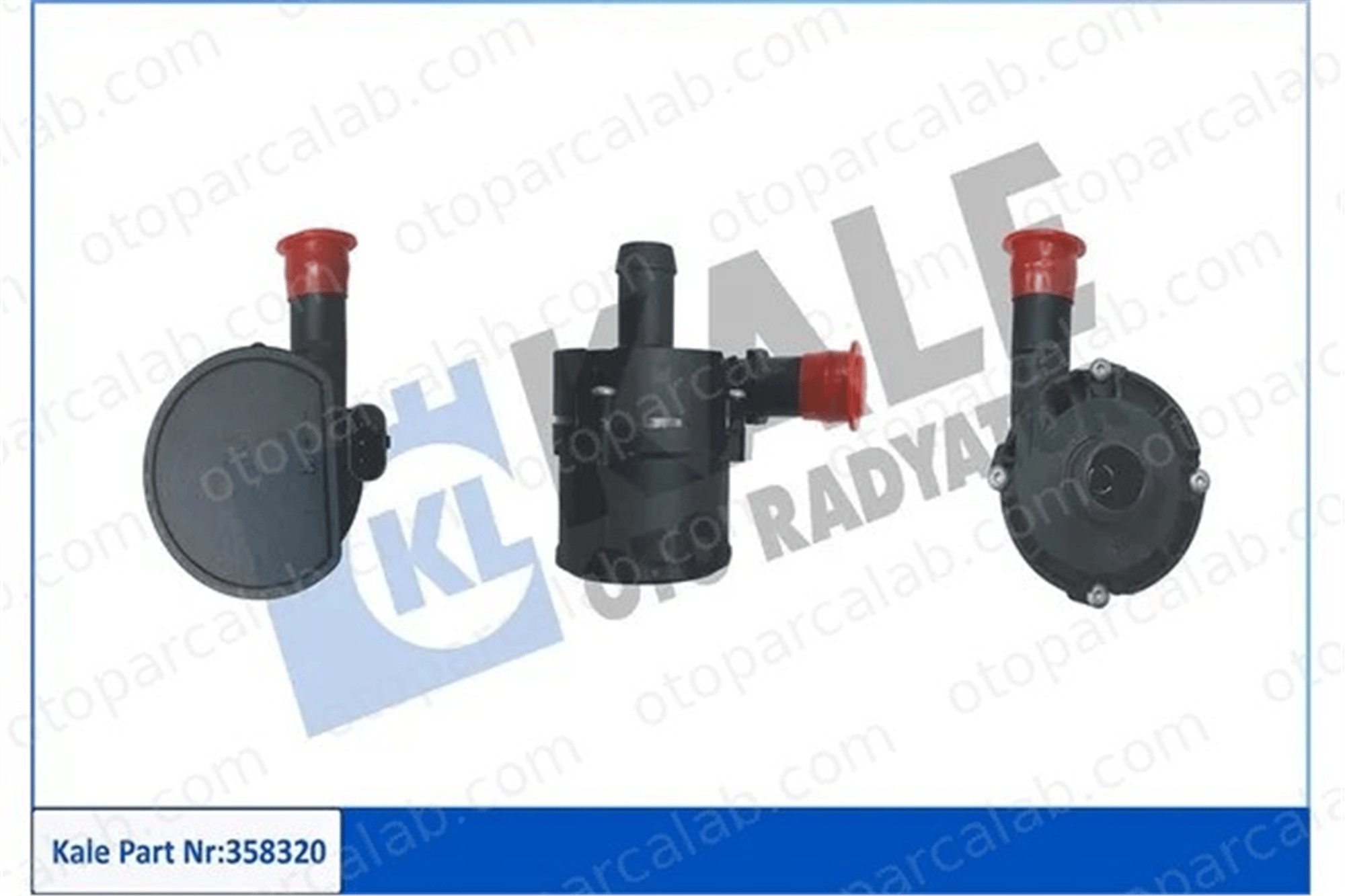 KALE 358320 Devirdaim Su Pompası VW GOLF VII GOLF VII Variant 2Q0965567 2Q0965567A