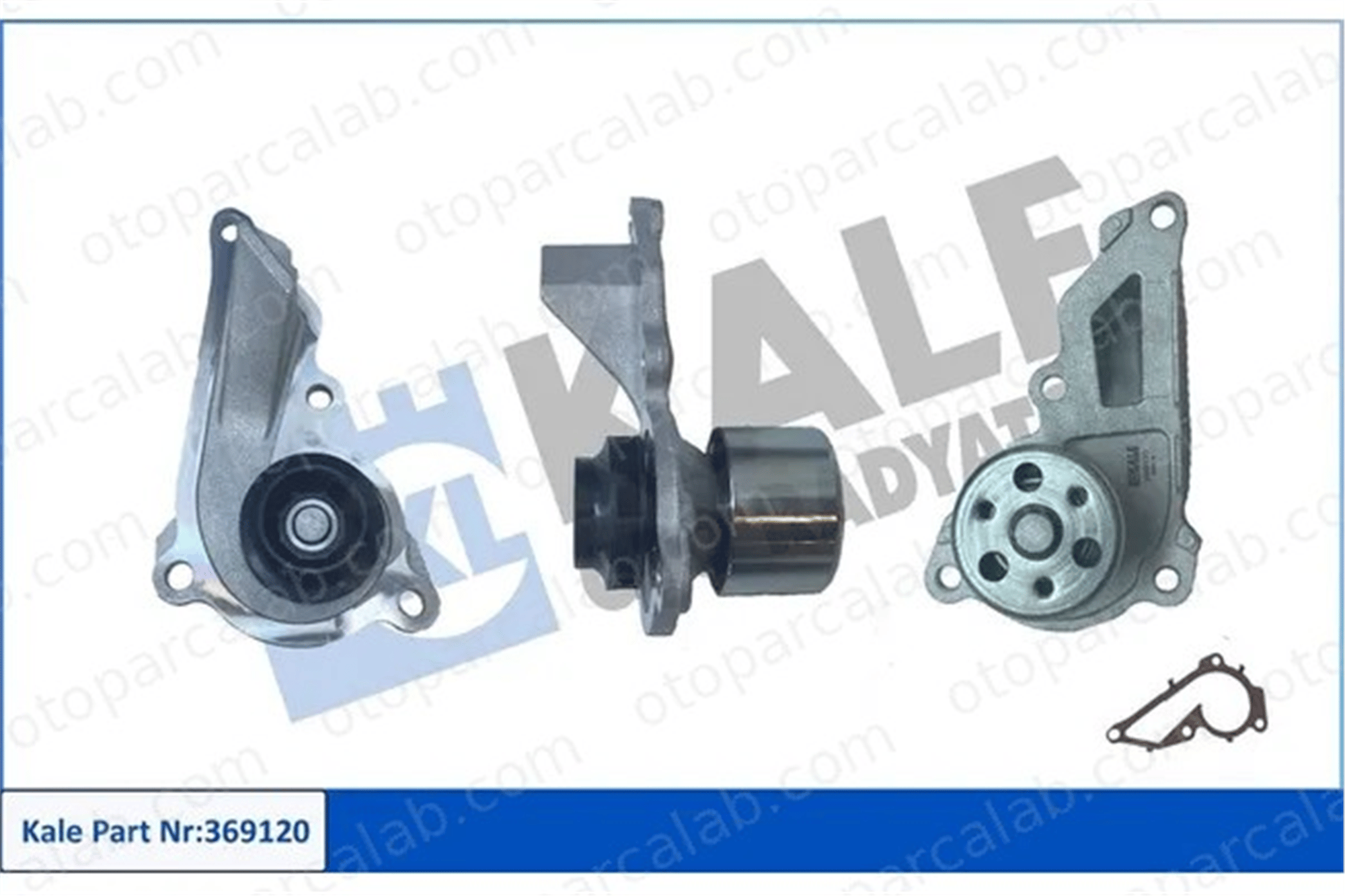 KALE 369120 Devirdaim Su Pompası DACIA DUSTER RENAULT MEGANE IV Grandtour 210104221R 21010