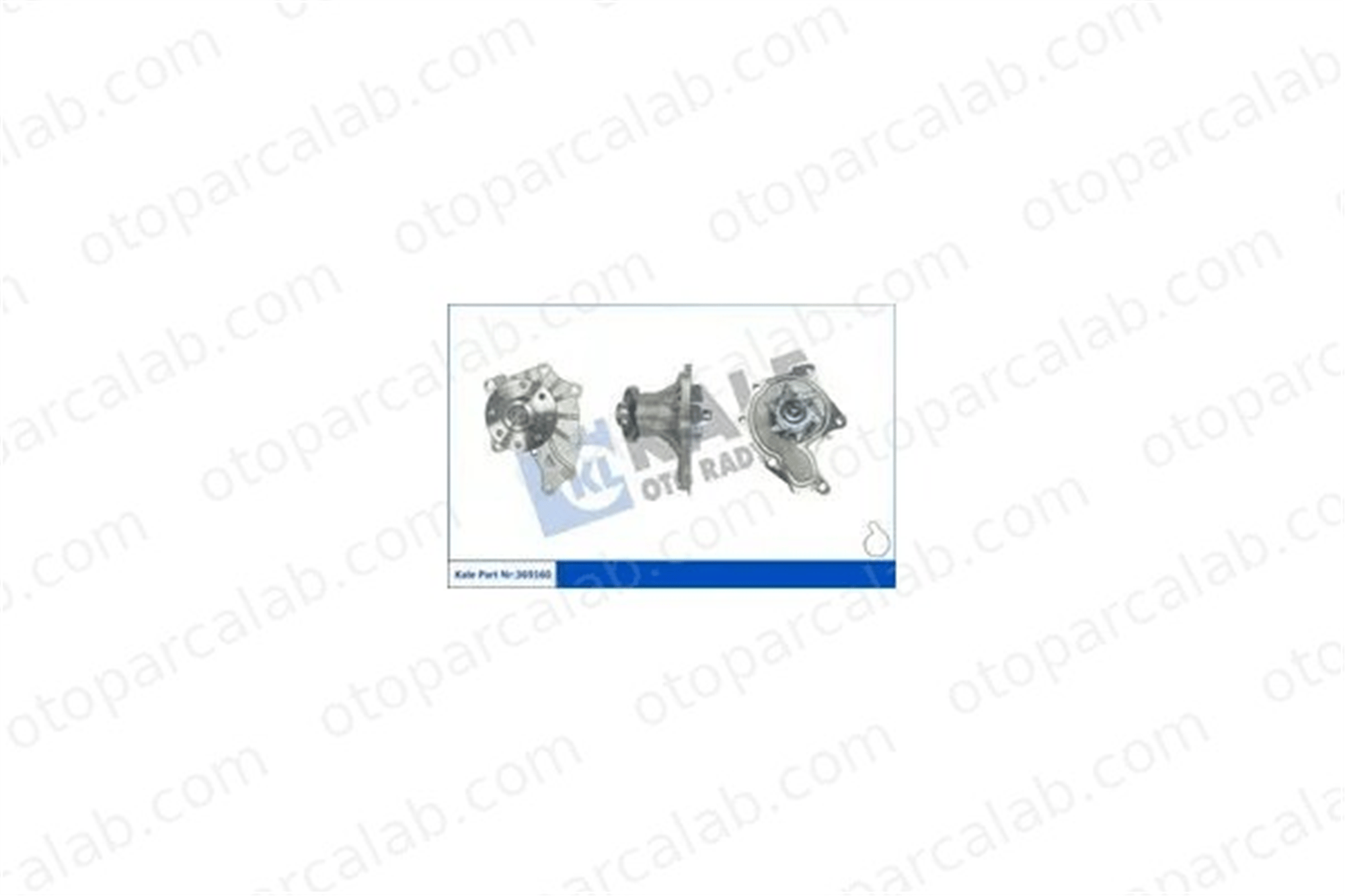 KALE 369160 Devirdaim Su Pompası ISUZU KB D-MAX I 1334104 1334113