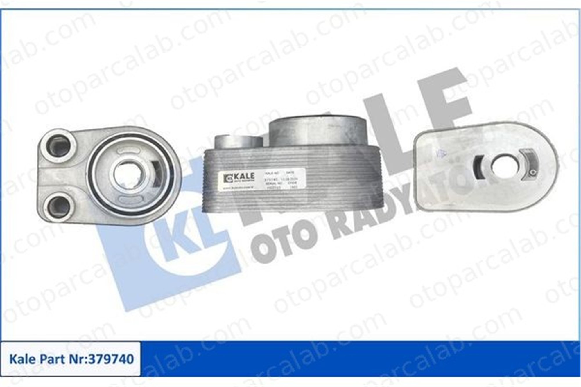 KALE 379740 Motor Yağ Soğutucu DACIA DUSTER RENAULT KANGOO Express 6071800237 2130000Q0C