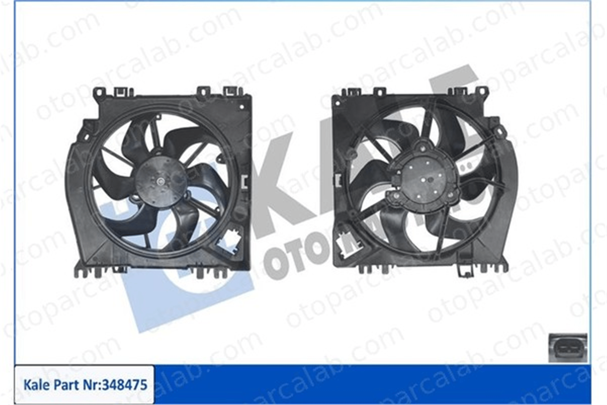 KALE 387240 Radyatör Fan ve Motoru RENAULT CLIO III CLIO III Grandtour 7701059785 21481AY610