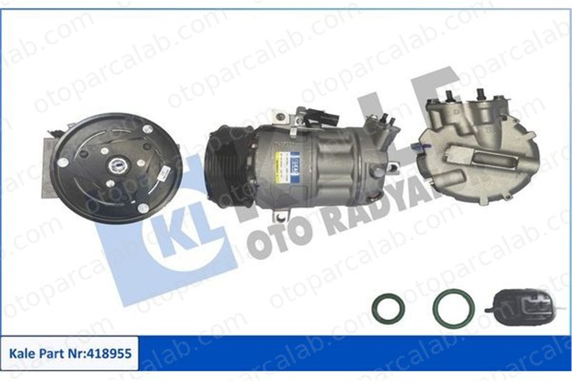 KALE 418955 Klima Kompresörü RENAULT MASTER III Panelvan/Van MASTER III Platform şasi 6000618721 6000618722