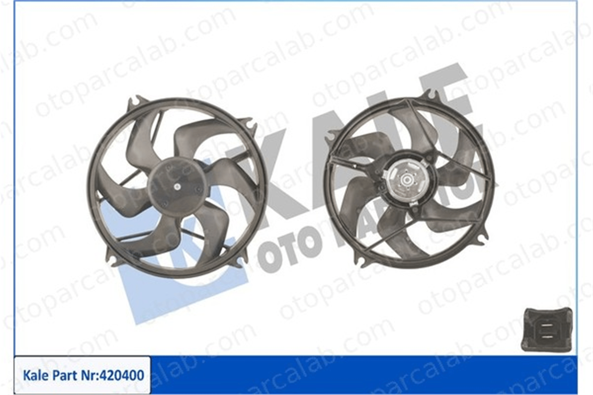 KALE 420400 Radyatör Fan ve Motoru CITROËN BERLINGO / BERLINGO FIRST Kasa/büyük limuzin PEUGEOT PARTNER Kasa/büyük limuzin 1253C8