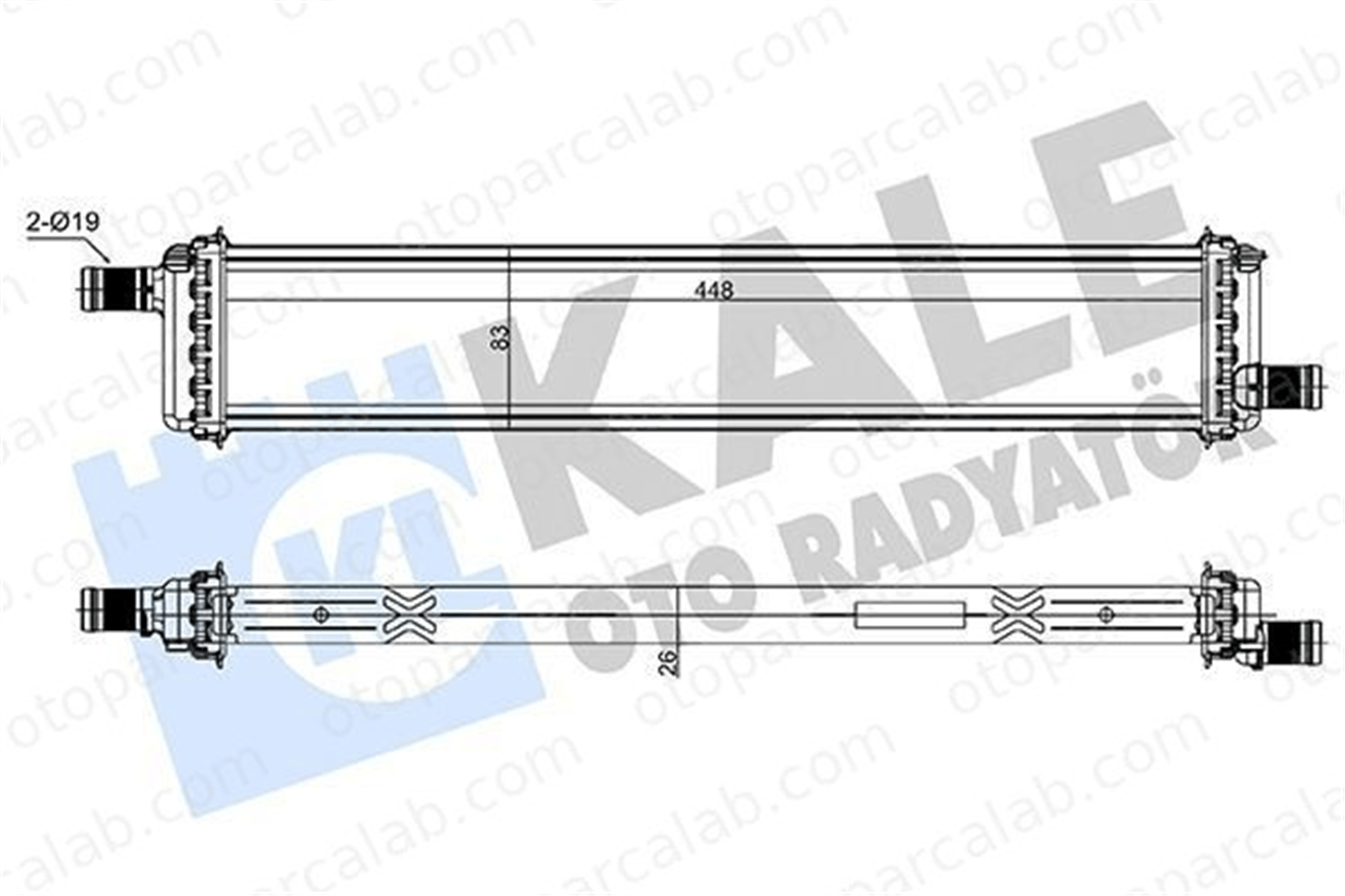 KALE 431500 Turbo Radyatörü RENAULT CAPTUR II CLIO V 214108020R