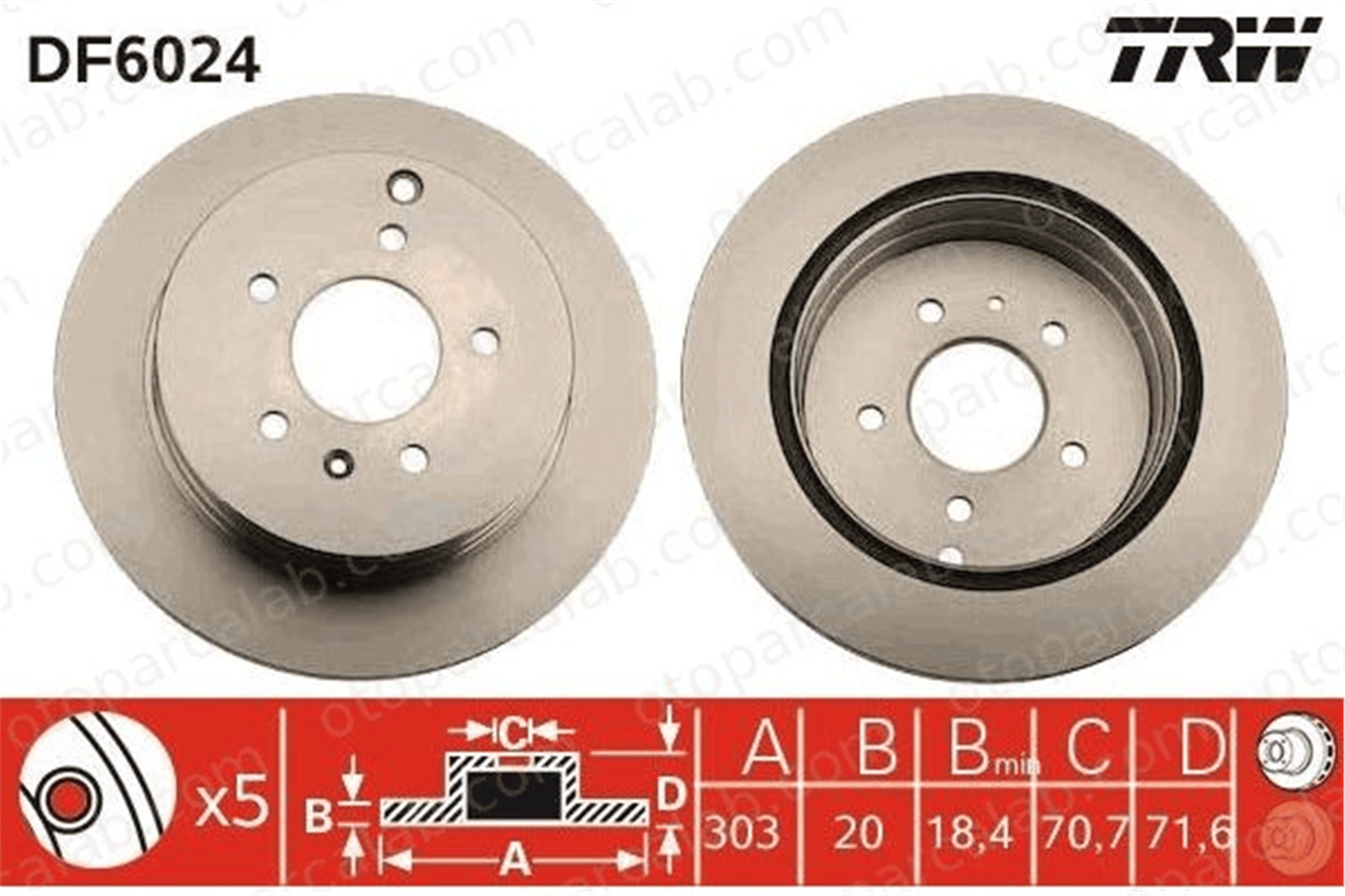 KALE BALATA TFD00228 Fren Disk Ayna Arka Sağ ve Sol OPEL ANTARA A CHEVROLET CAPTIVA 20968395 96625873