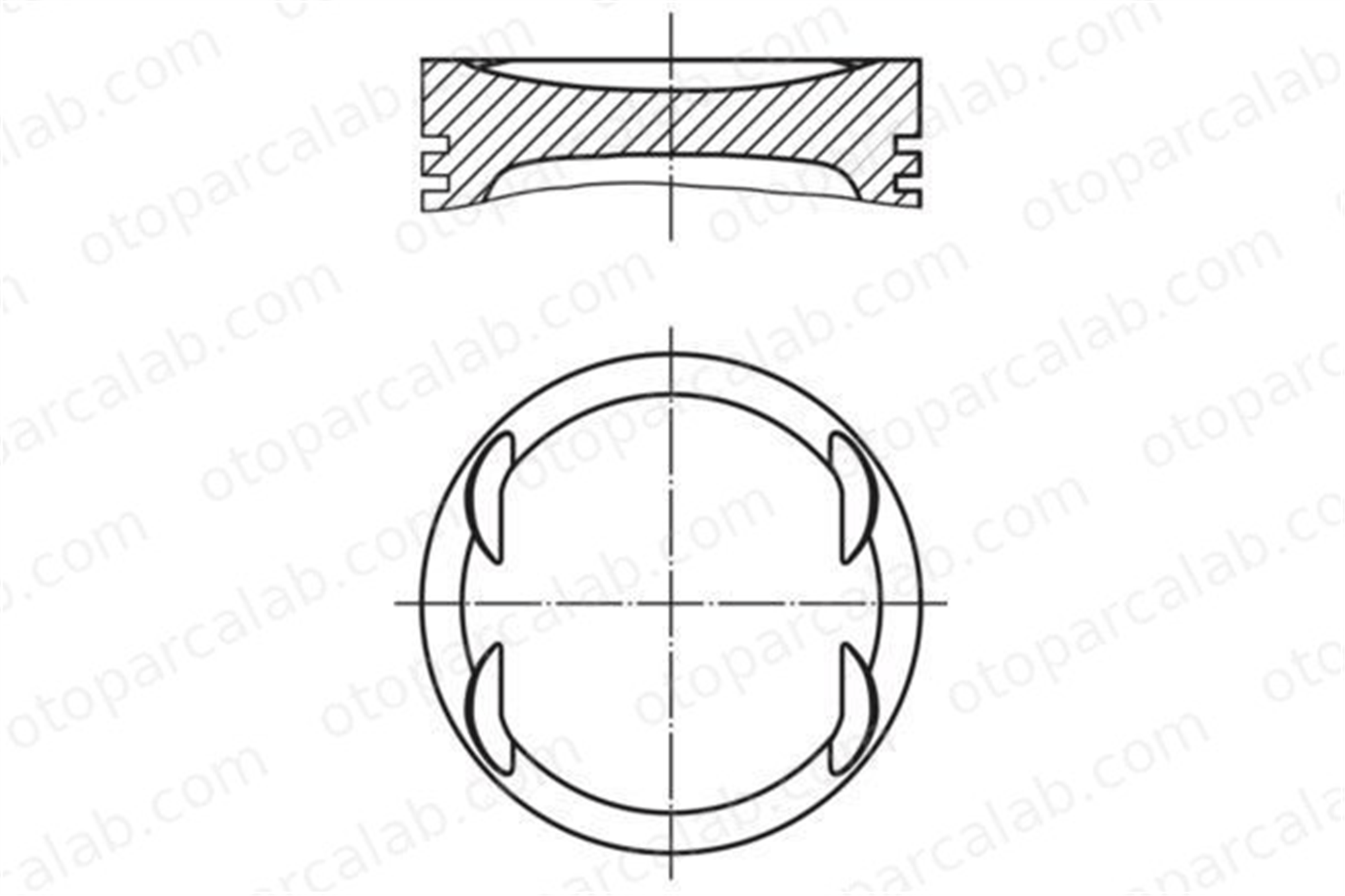 KING PISTON 17-3010140 Piston (73.40MM-STD) OPEL AGILA CORSA D 5623232 55351091