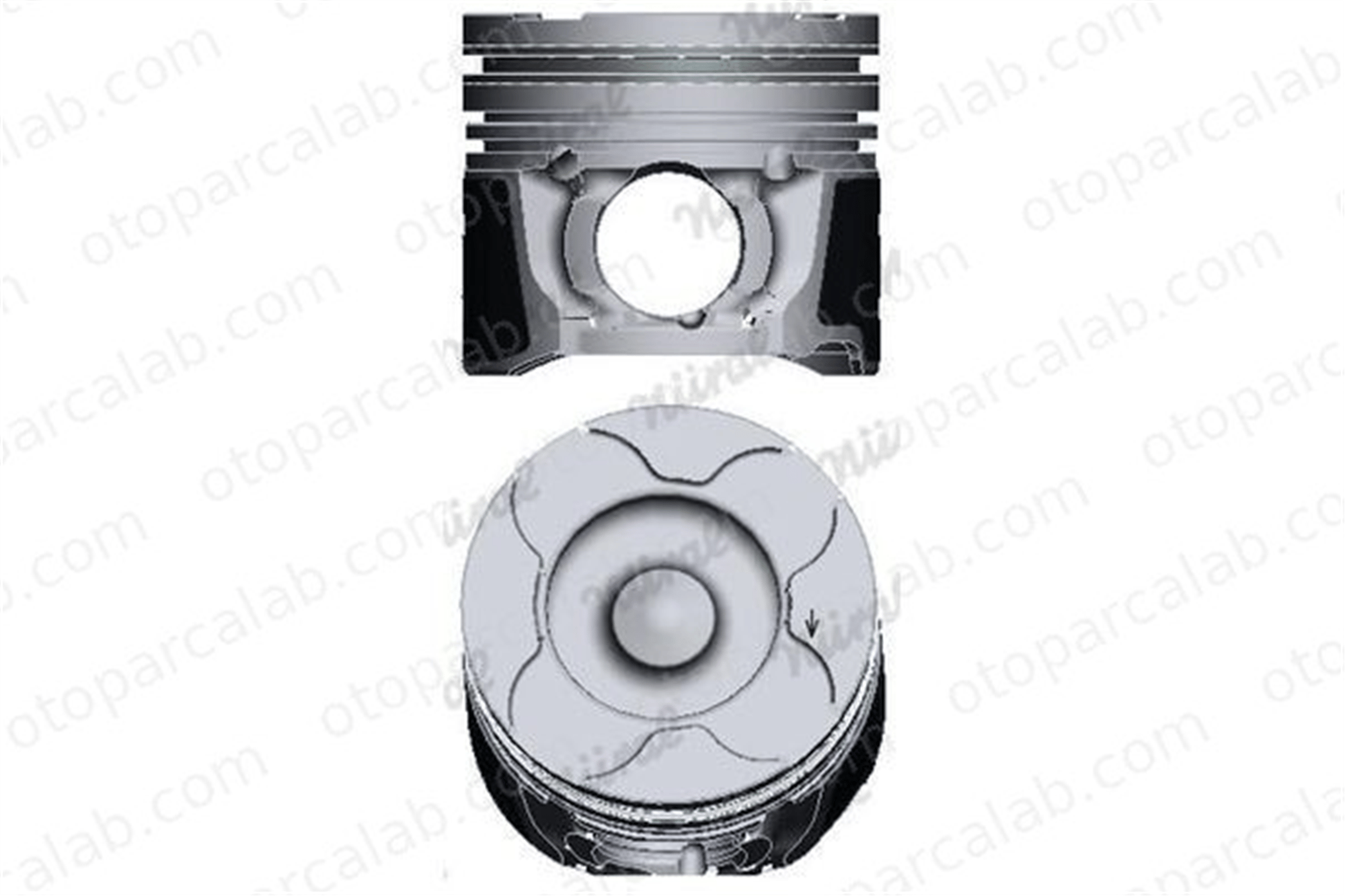 KING PISTON 18-3082557-20 Piston (69.60MM-0.80) (0.20MM KISA) OPEL ASTRA G Hatchback ASTRA G Kombi van 55197996 93184171