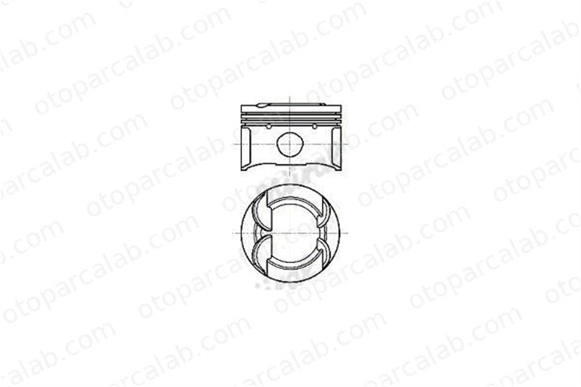 KING PISTON 18-5510323 Piston (77.00MM-0.50) MINI MINI MINI Cabrio 1125758 11257576975