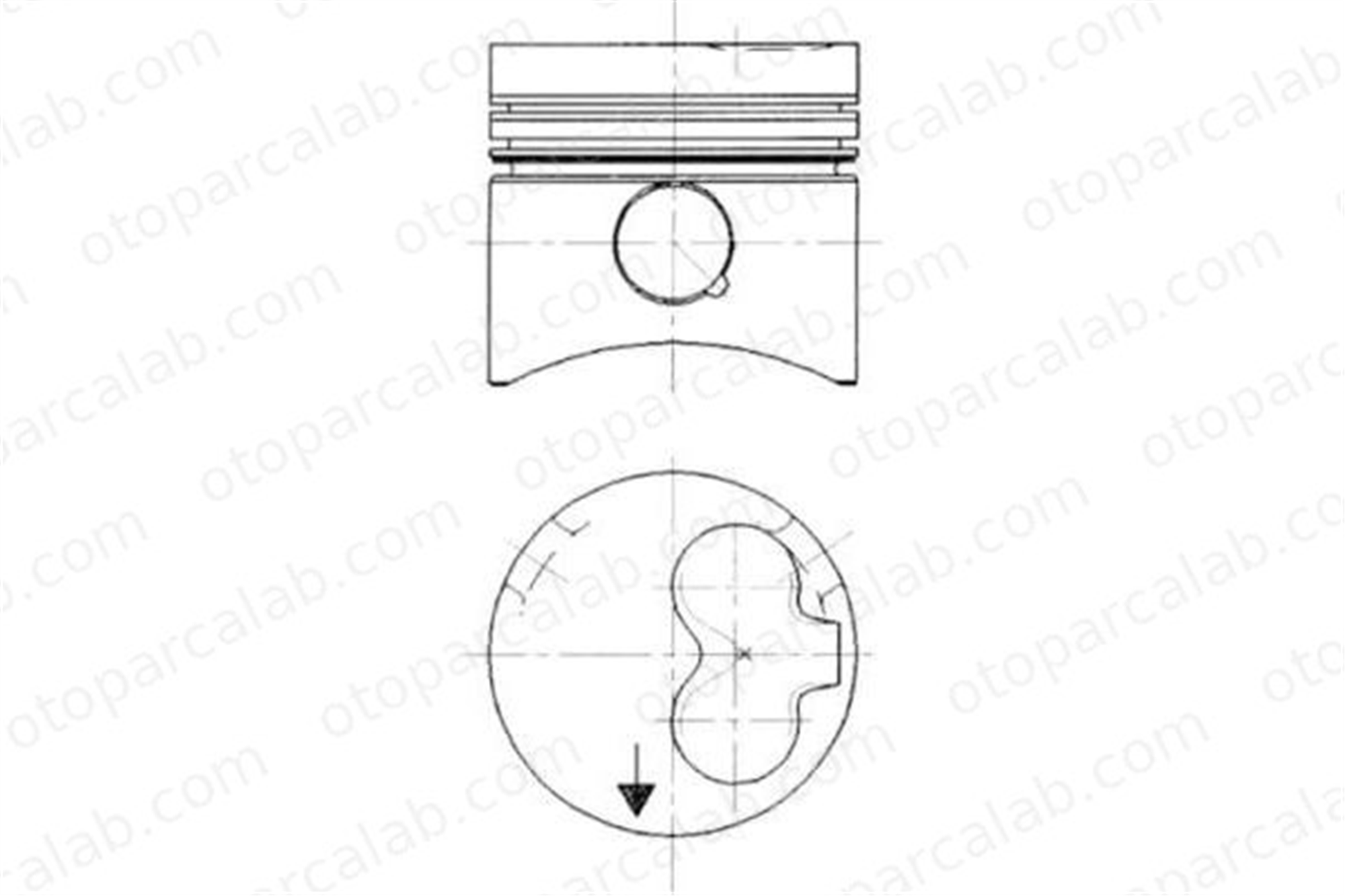 KING PISTON 18-7050760 Piston (76.51MM-STD) VW LT 40-55 I Panelvan/Van VOLVO 760 68107065B 272085