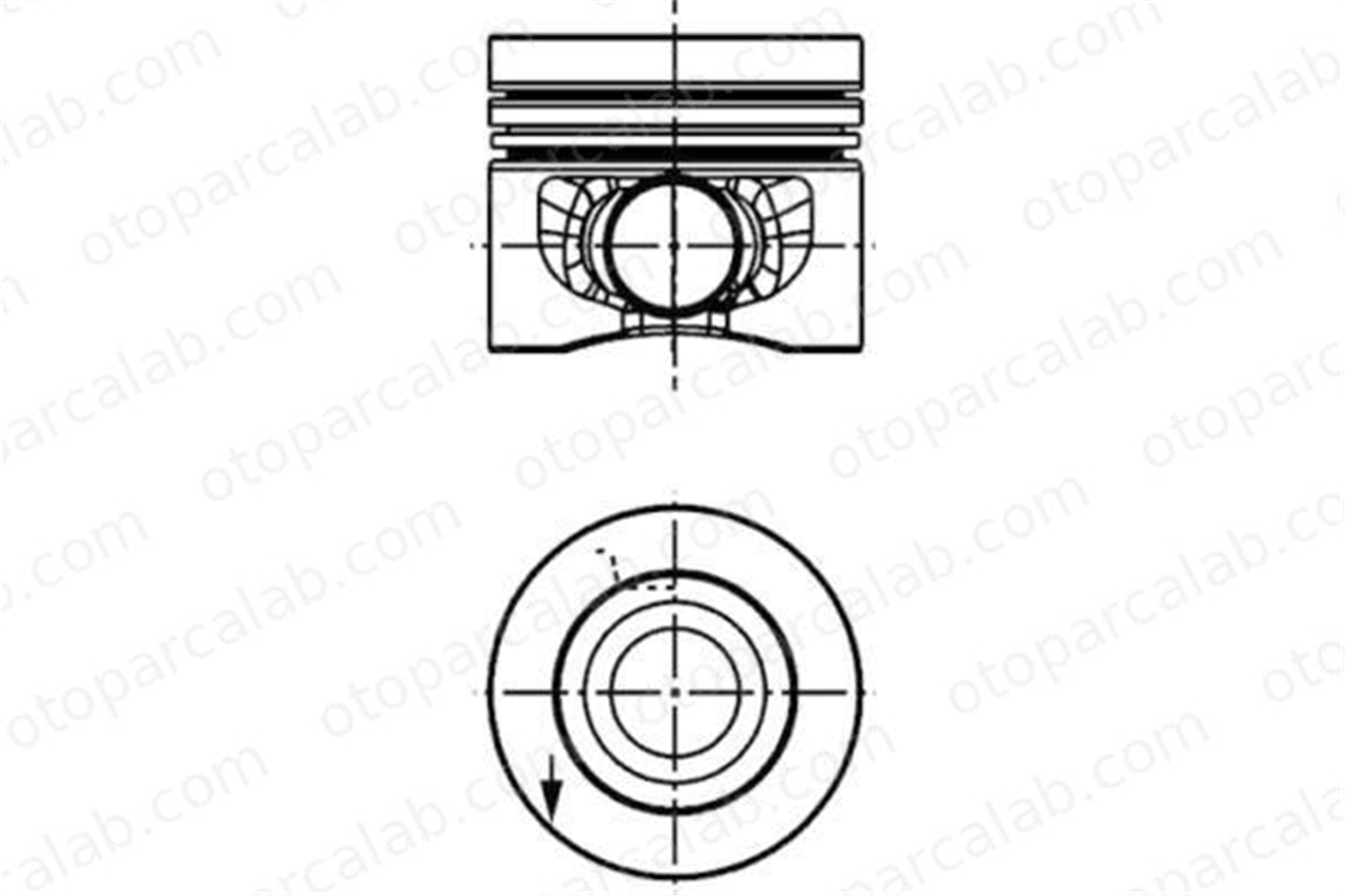 KING PISTON 18-7094493 Piston (81.50MM-0.50) VW TRANSPORTER T5 Minibüs/Otobüs TRANSPORTER T5 Panelvan/Van 3L107065AD 3L107065M
