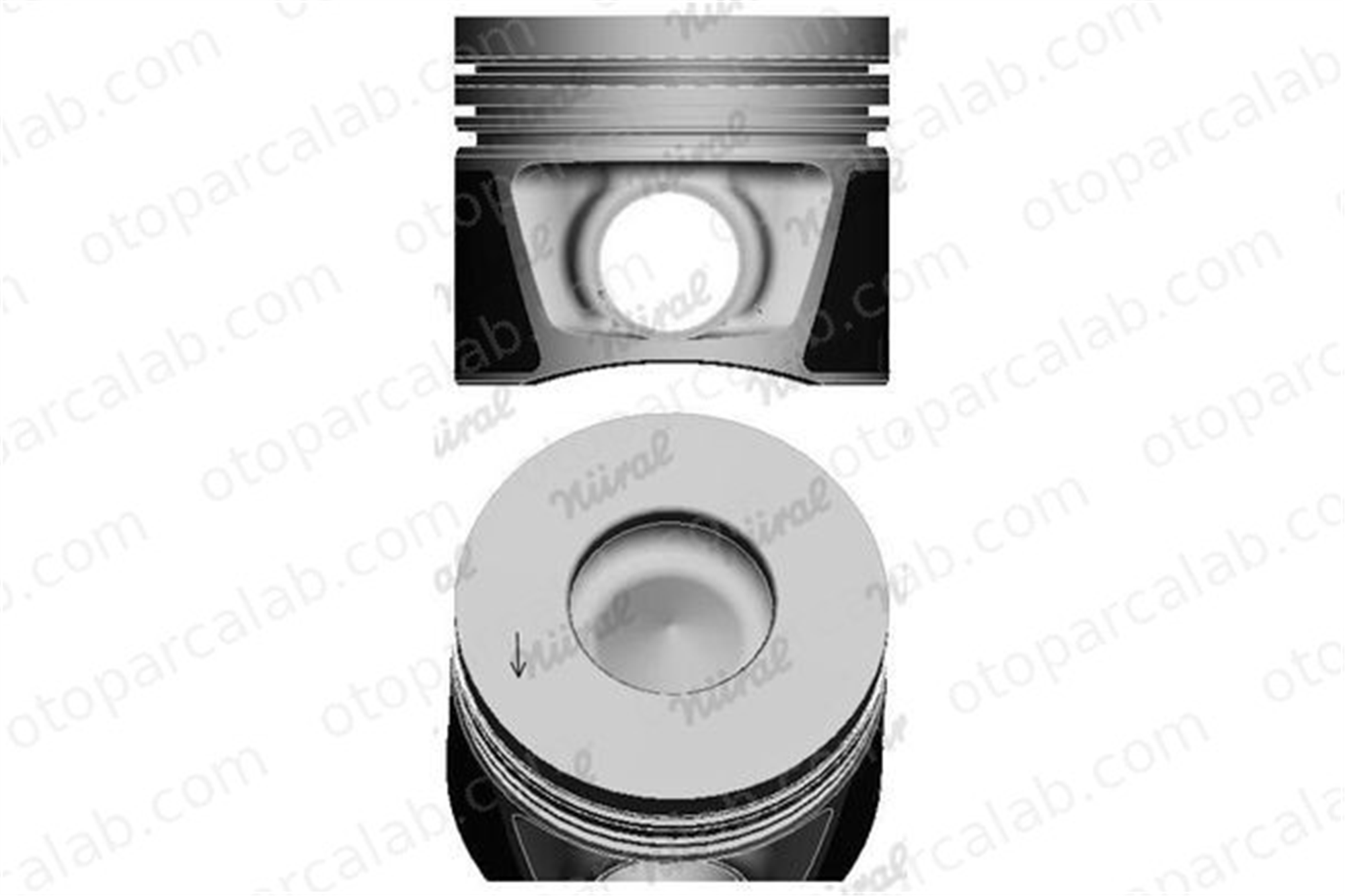 KING PISTON 18-7094670 Piston (81.01MM-STD) AUDI A3 A4 B7 3G107065C 3G107065E