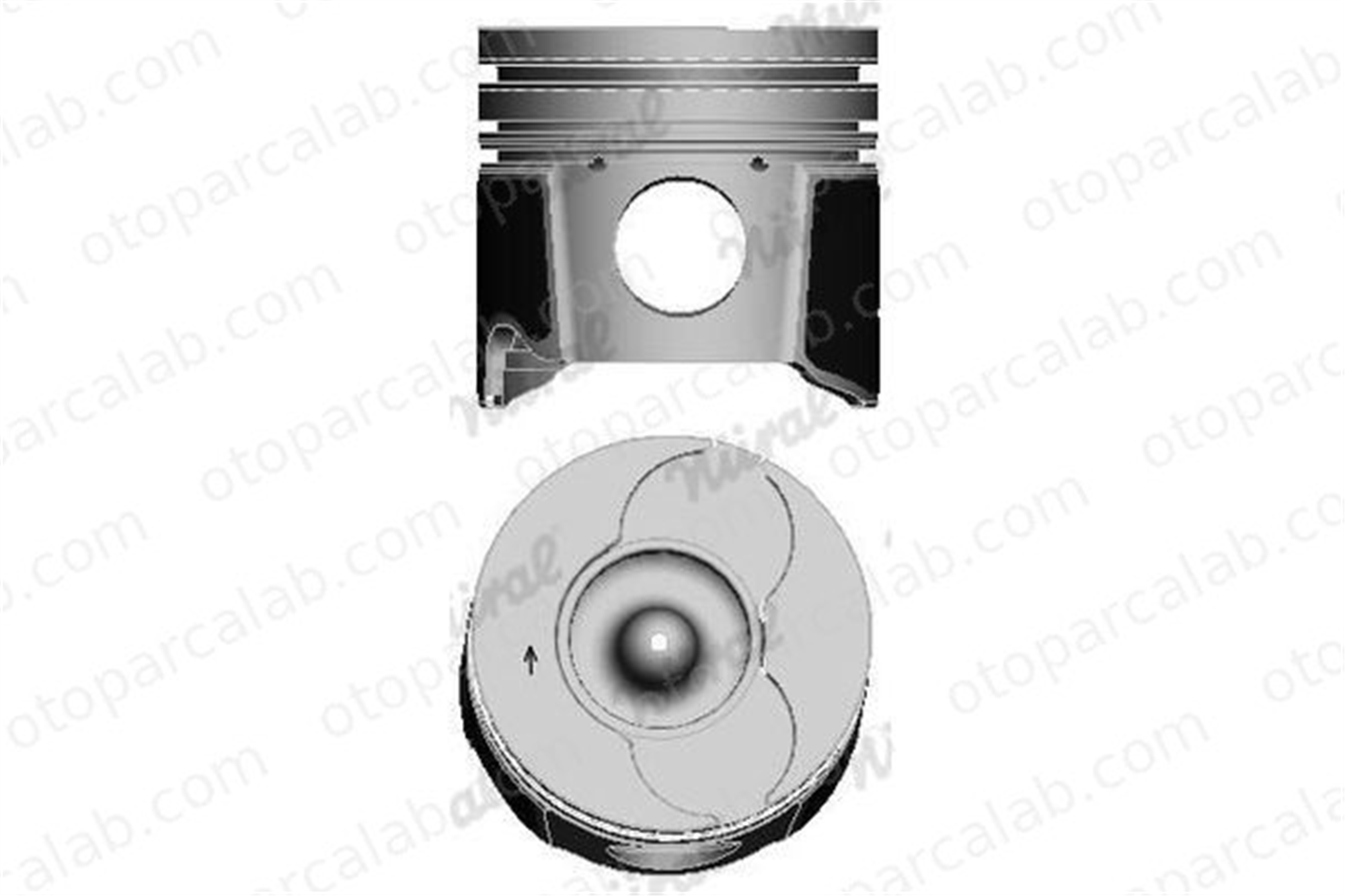 KING PISTON 18-7550900 Piston (85.00MM-STD) CITROËN C5 I C5 I Break 628N3 0628 N3