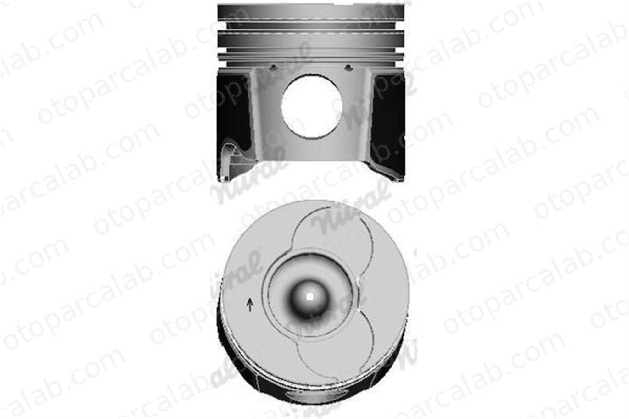 KING PISTON 18-7550904 Piston (85.00MM-0.60) CITROËN C5 I C5 I Break 628K7 0628 K7