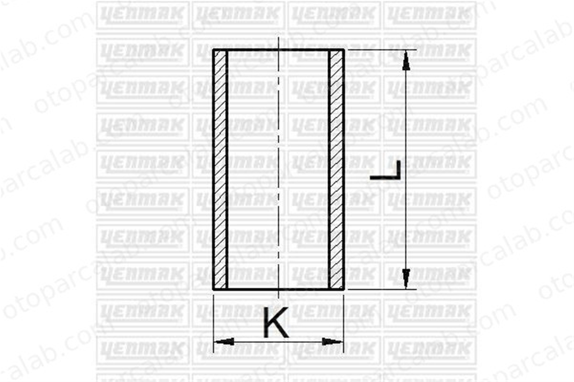 KING PISTON G91501700KD-1M Gömlek (91.50MM-STD) 14-011151-00