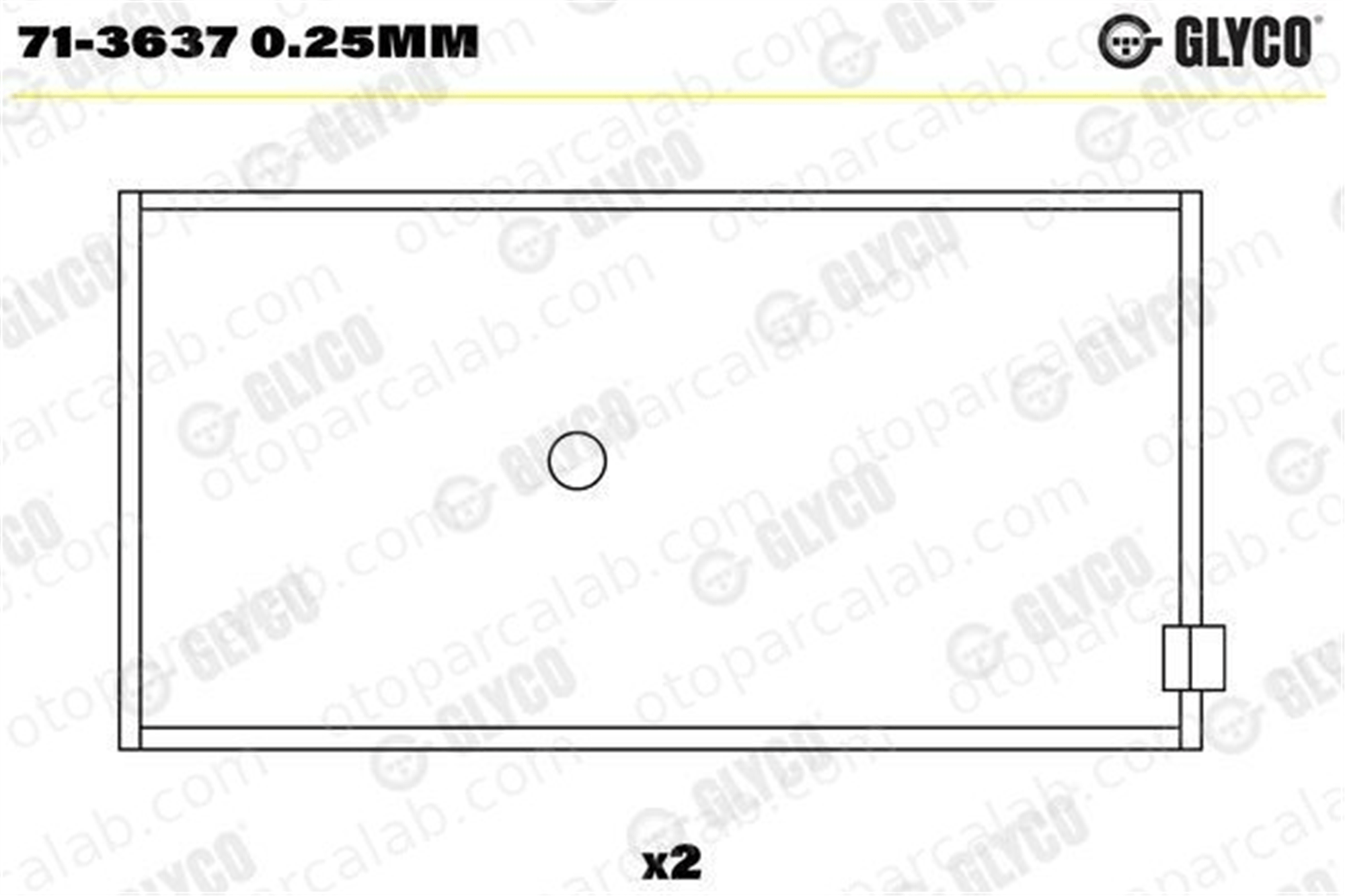 KOLBENSCHMIDT 37005600 Kol Yatak (STD) FORD TRANSIT Panelvan/Van TRANSIT Platform şasi 78901610 1096238