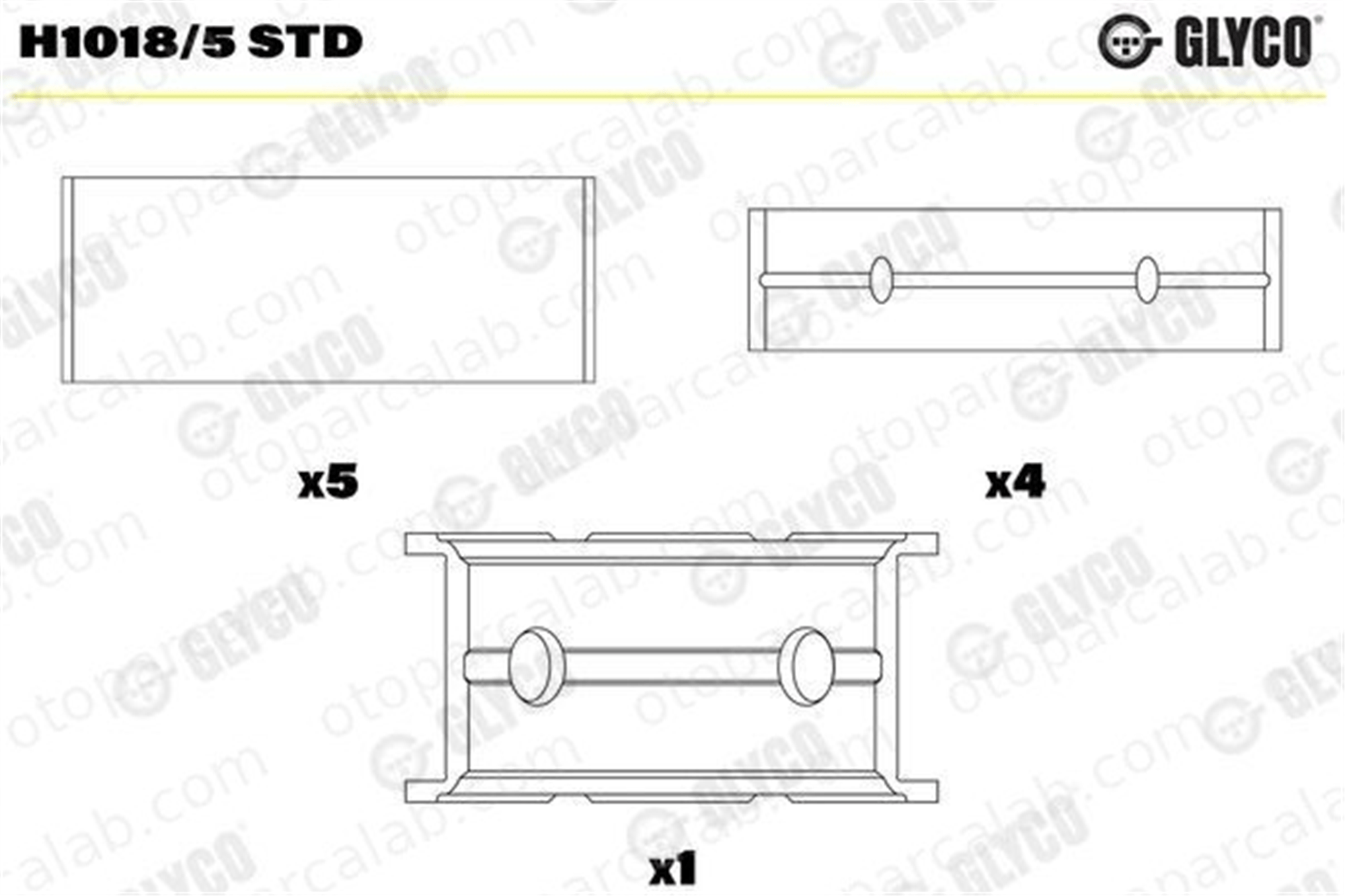 KOLBENSCHMIDT 37006600 Ana Yatak (STD) FORD TRANSIT Panelvan/Van TRANSIT Platform şasi 2S7Q6330A1A 1099772