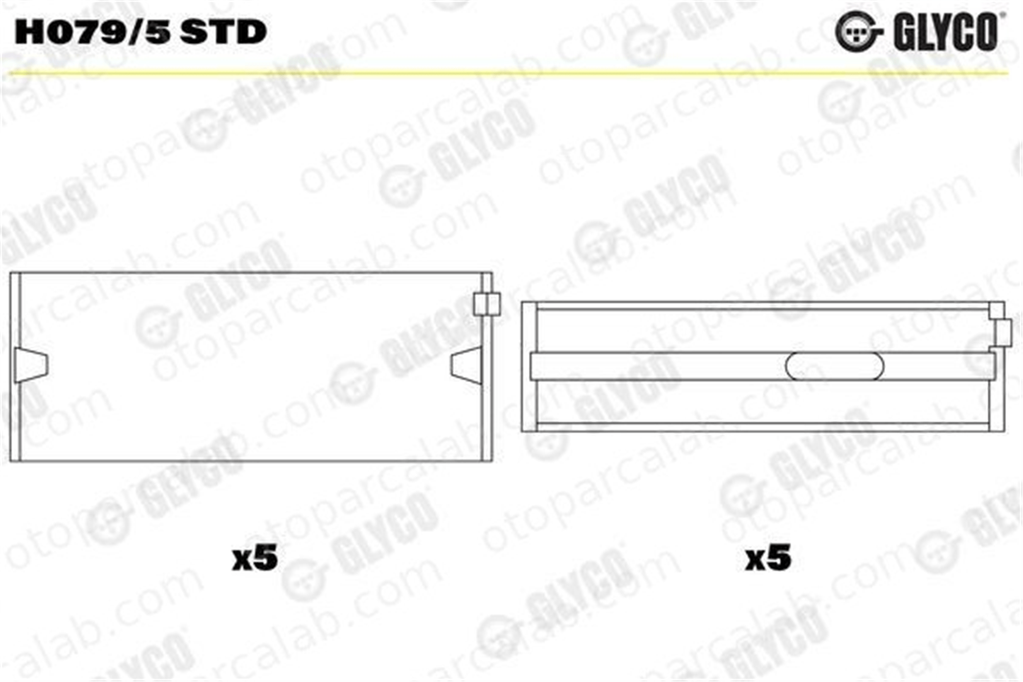 KOLBENSCHMIDT 37057620 Ana Yatak (0.50) AUDI A3 Sportback VW TIGUAN 038105561A 038105561AM
