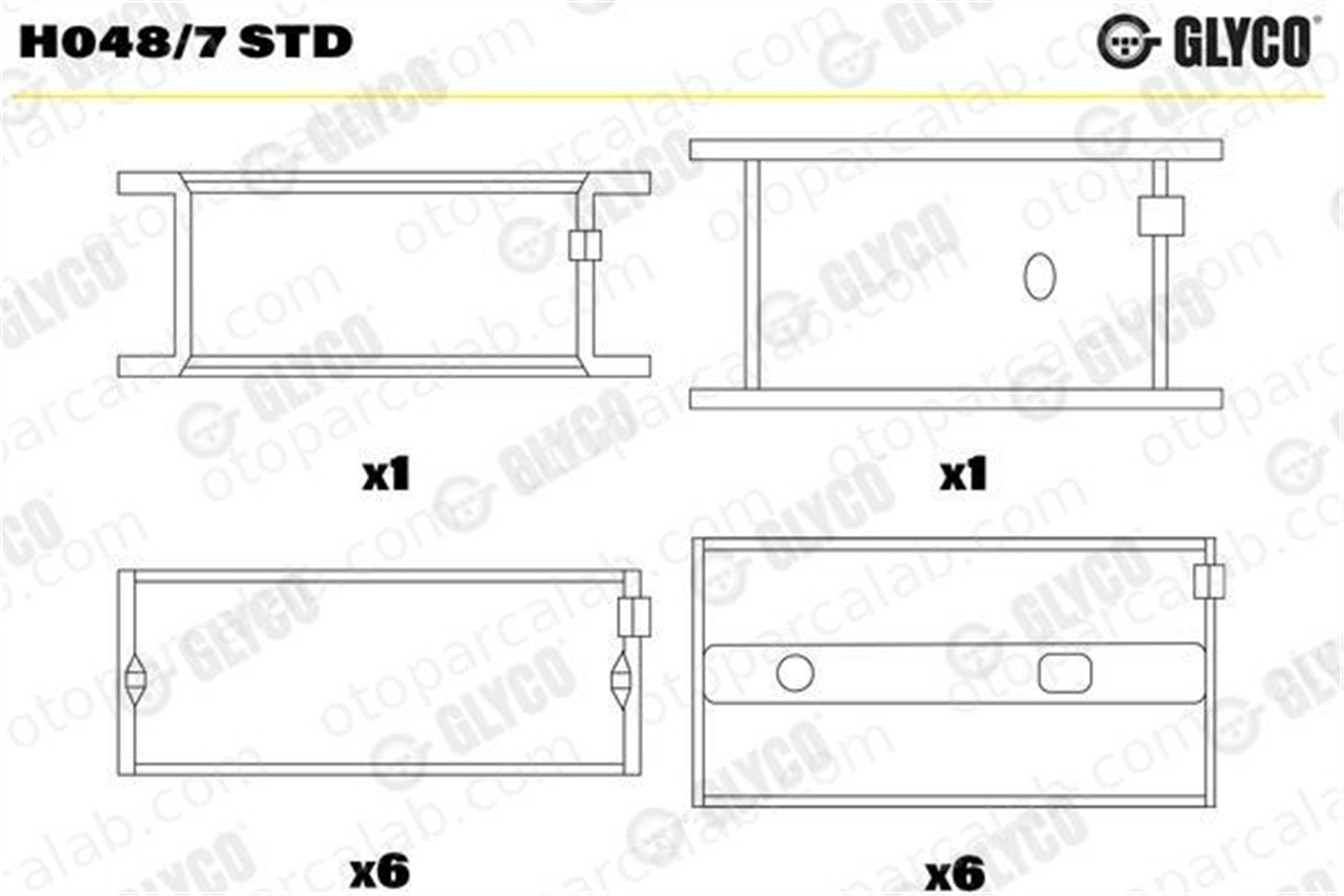 KOLBENSCHMIDT 78925600 Ana Yatak (STD) MERCEDES-BENZ T2/LN1 Platform şasi T2/LN1 Panelvan/Van 3660301040 A3660301040