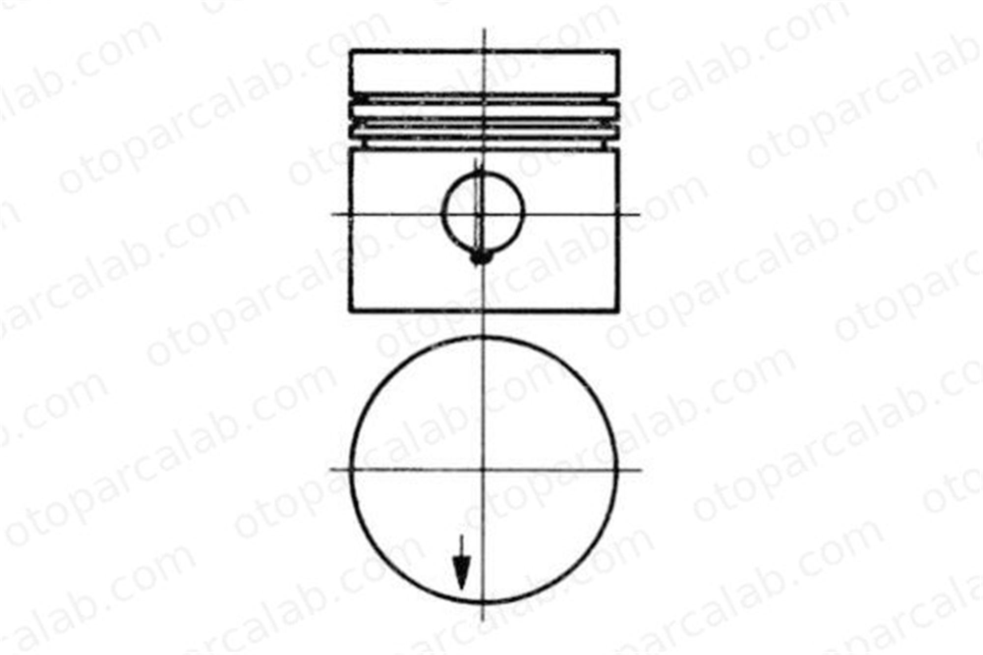 KOLBENSCHMIDT 91430630 Piston (87.00MM-STD) MERCEDES-BENZ /8 123 Sedan 1150300418 1150301118