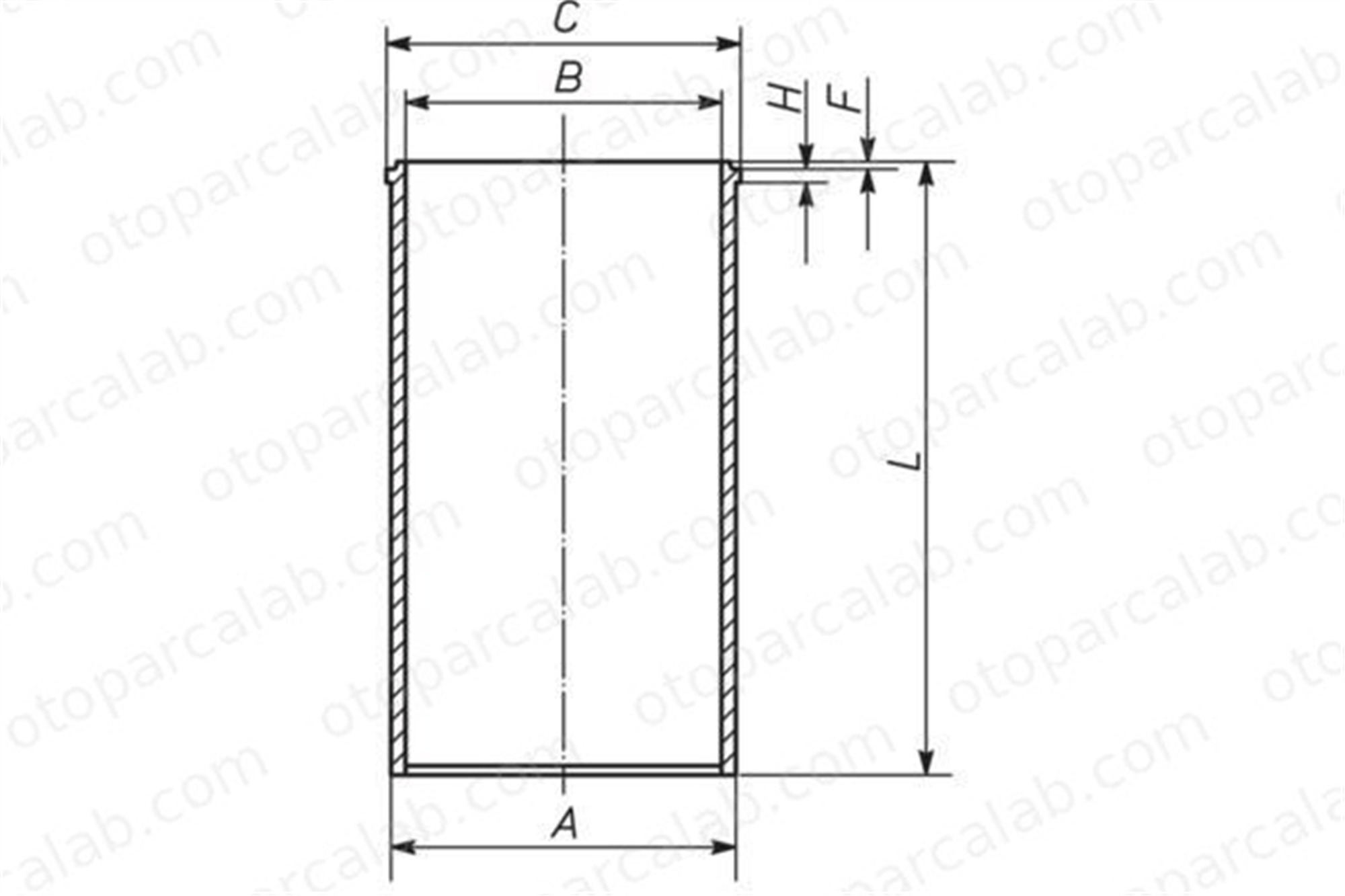 KONEKS 109802 Gömlek (93.00MM-STD) FIAT DUCATO Panelvan/Van DUCATO Platform şasi 7WV43 89183190