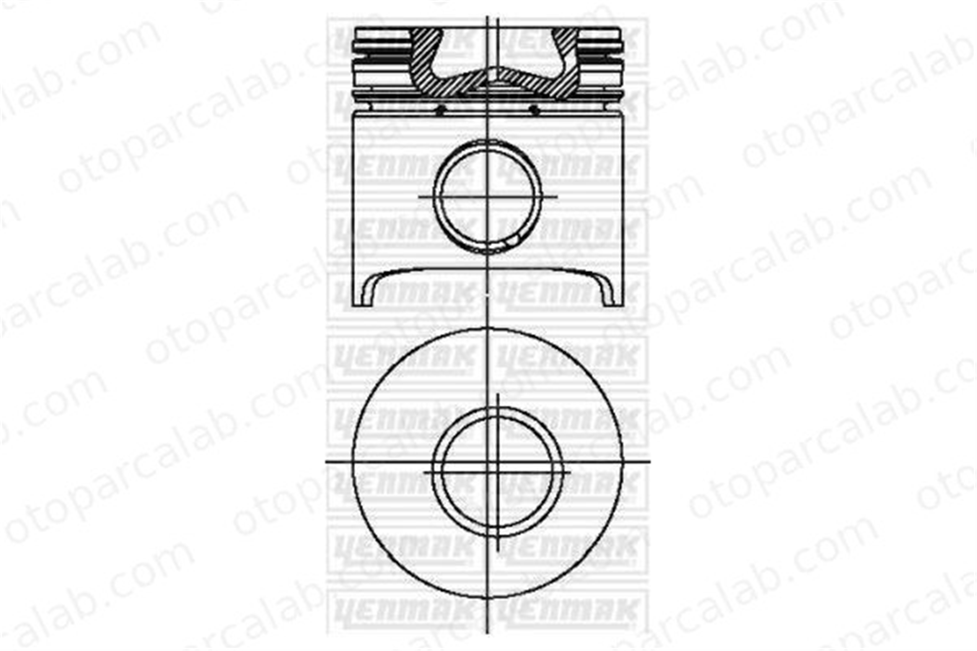 KONEKS 209862 Piston (93.00MM-0.60) FIAT DUCATO Panorama DUCATO Platform şasi 8724520850 98448208