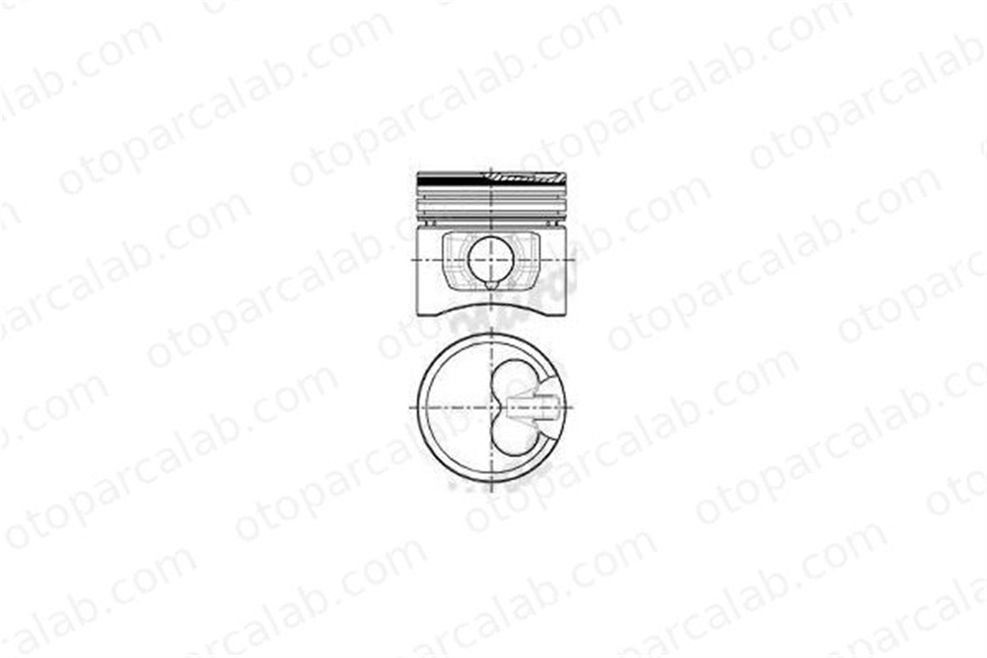 KONEKS 212051 Piston (82.50MM-0.50) FORD FIESTA Kasa/büyük limuzin FIESTA Kasa/eğik arka 87-783507-10