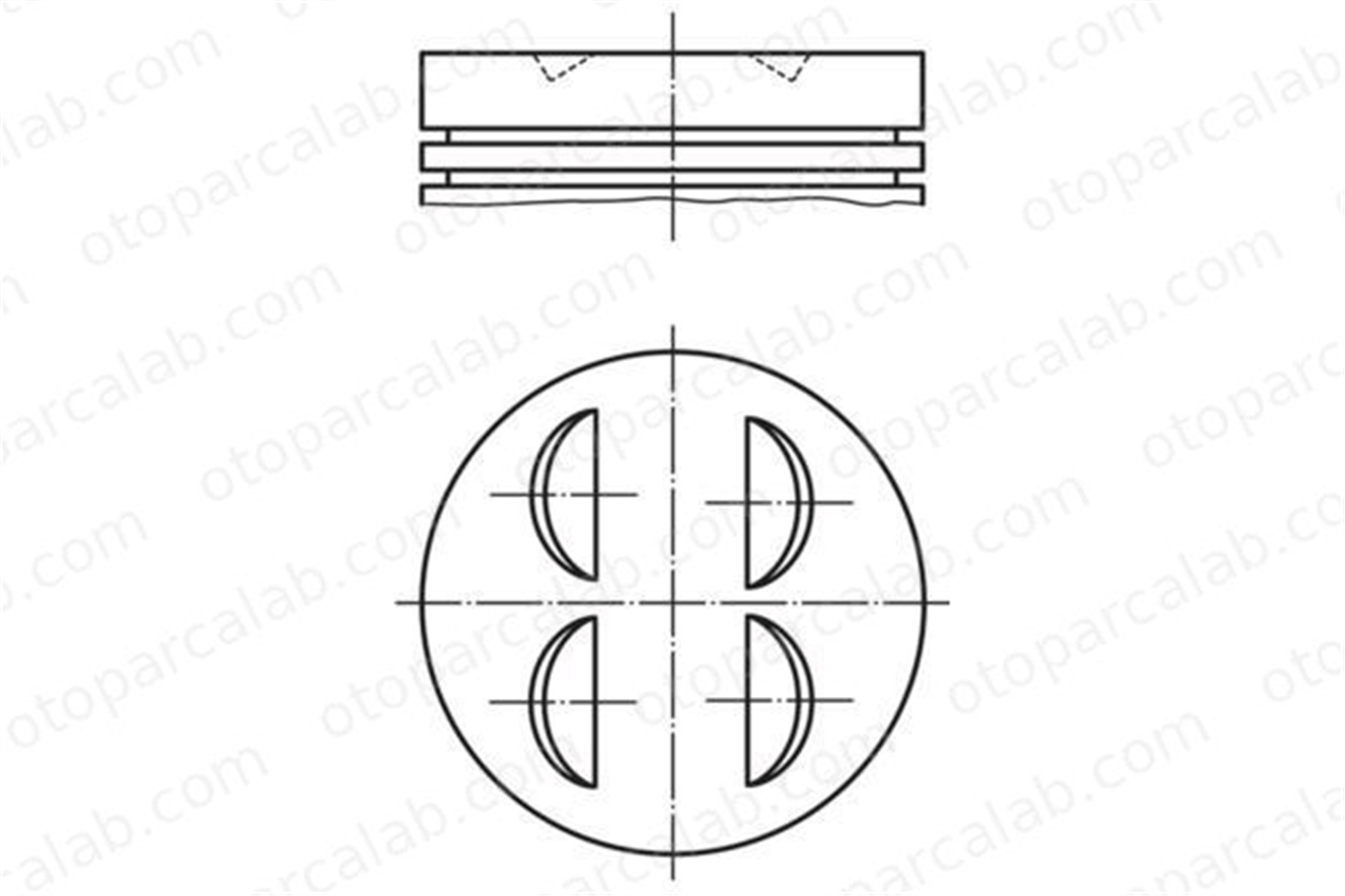 KONEKS 212122 Piston (86.00MM-0.50) FORD SIERRA II SIERRA II Turnier 8778420000 23996