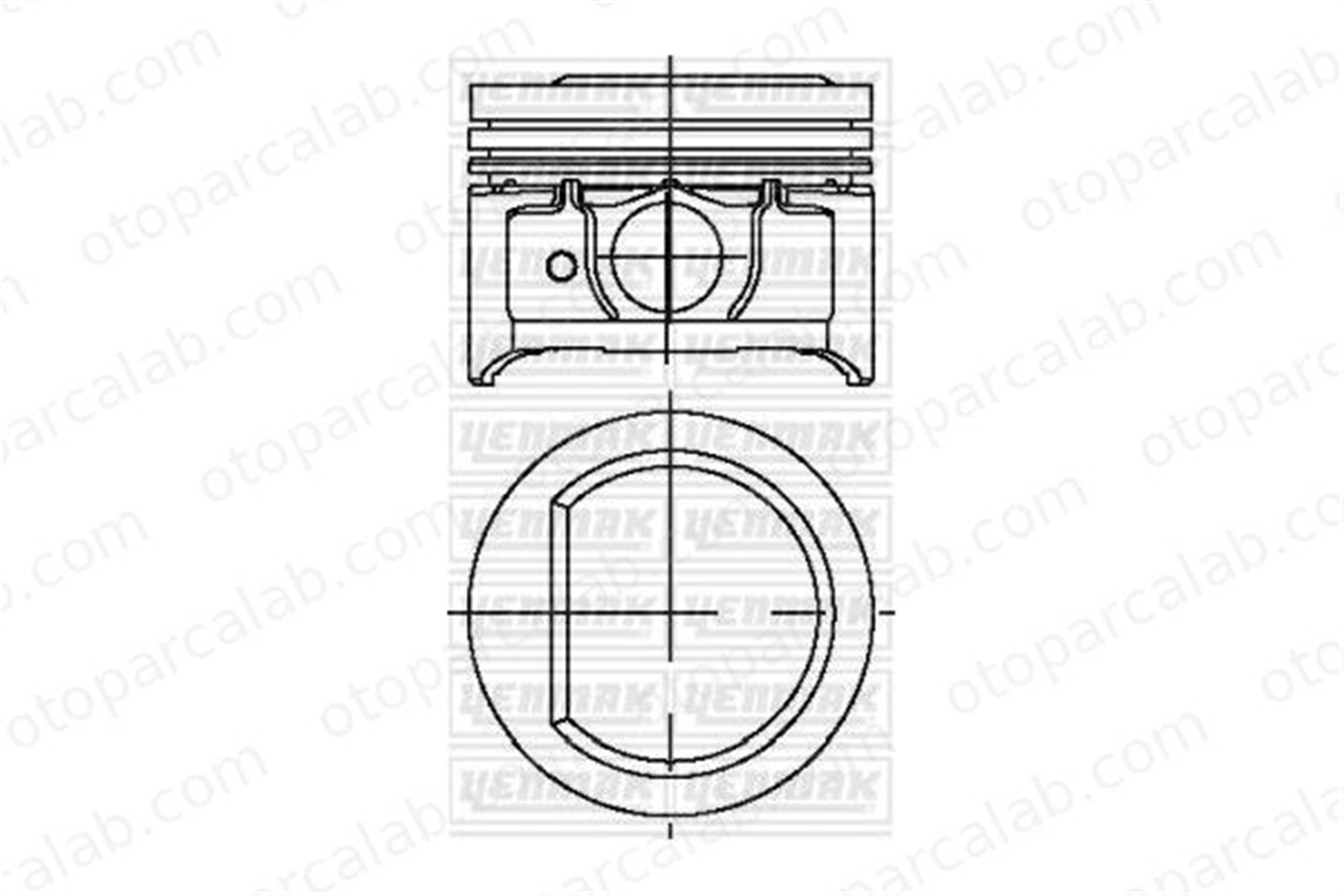 KONEKS 212171 Piston (76.50MM-0.50) FORD ESCORT VI ESCORT V 3769-050