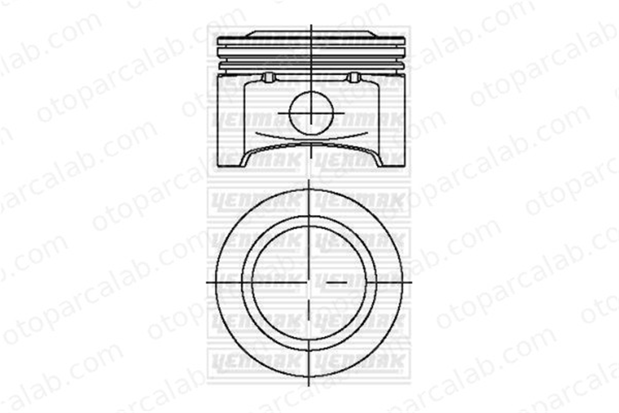 KONEKS 226692 Piston (77.60MM-0.50) OPEL ASTRA G CLASSIC ASTRA G CLASSIC Caravan 87716660 623446